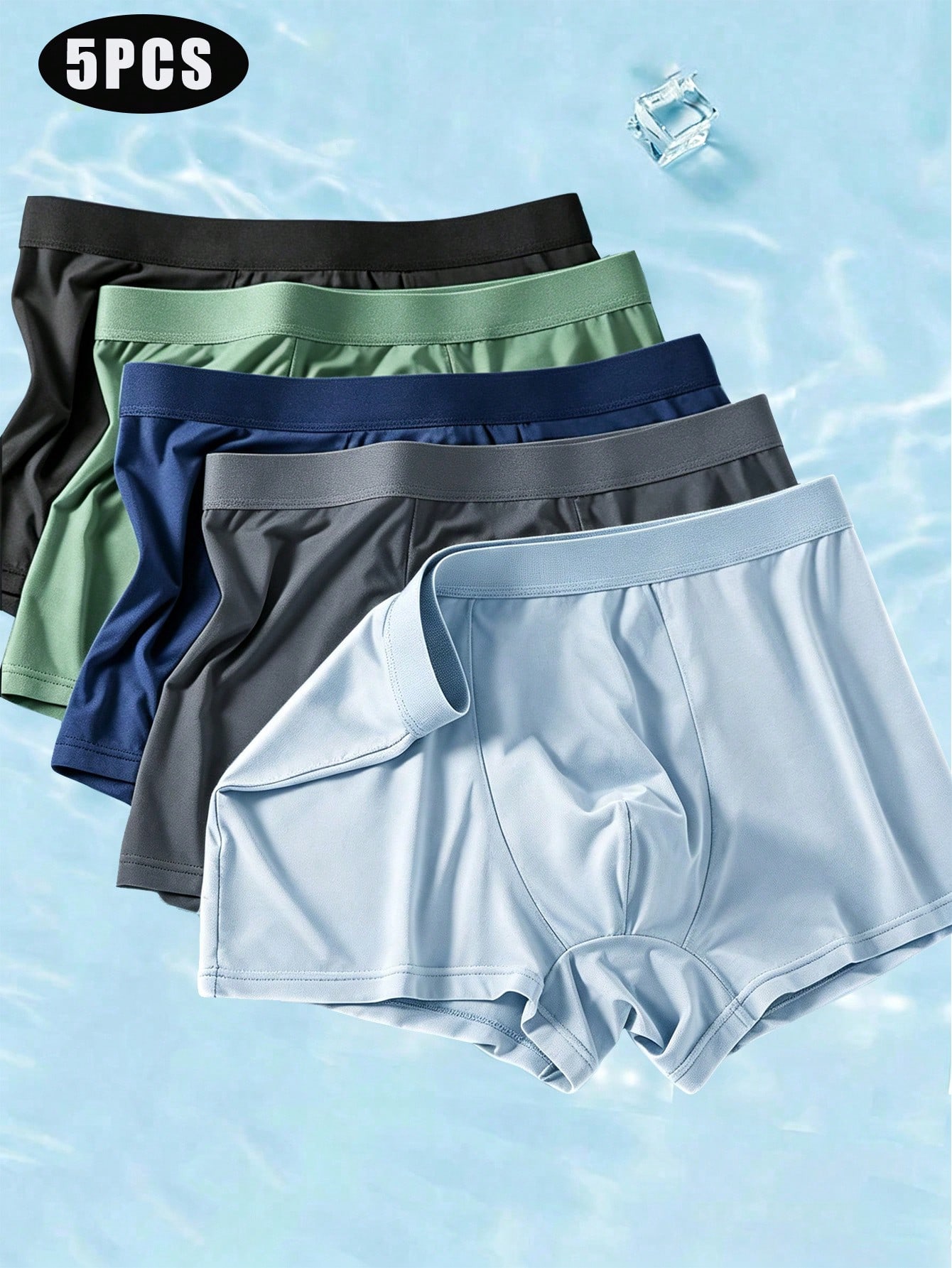 Caleçons pour hommes, Shorts de sous-vêtements semi-transparents pour hommes, Pantalons