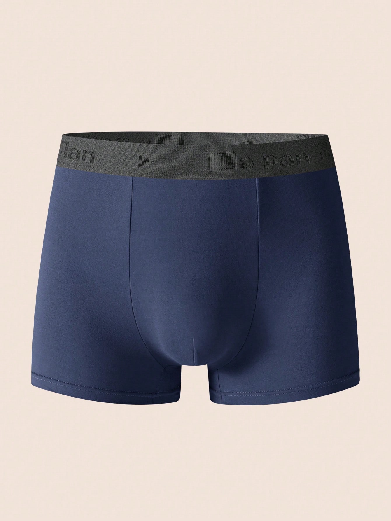 7 pièces/paquet Boxers hommes avec bande de taille à motif lettres, confortables et — vue 7