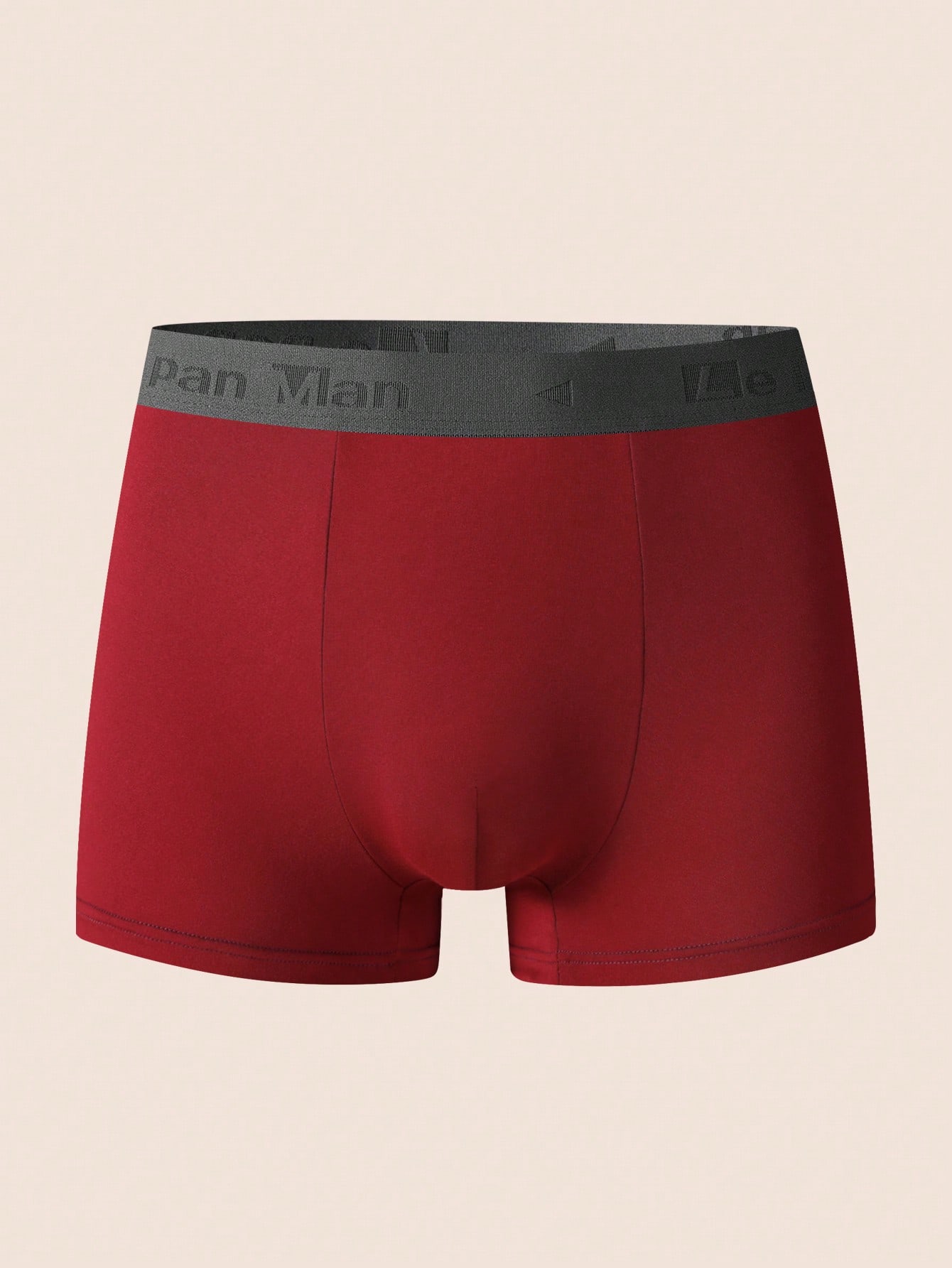 7 pièces/paquet Boxers hommes avec bande de taille à motif lettres, confortables et — vue 11