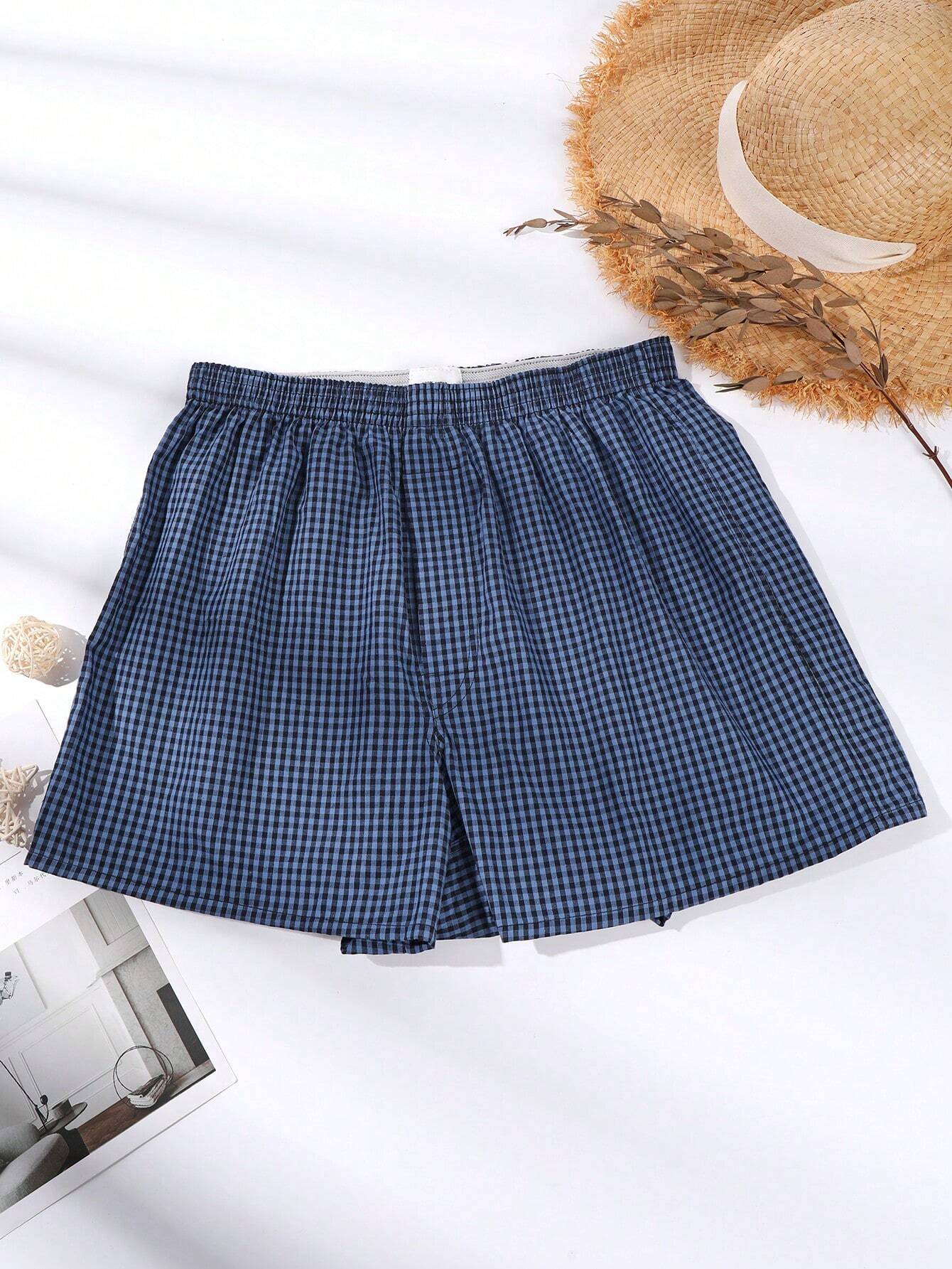 Caleçons boxers imprimés décontractés pour hommes en couleurs aléatoires, vêtements de — vue 7