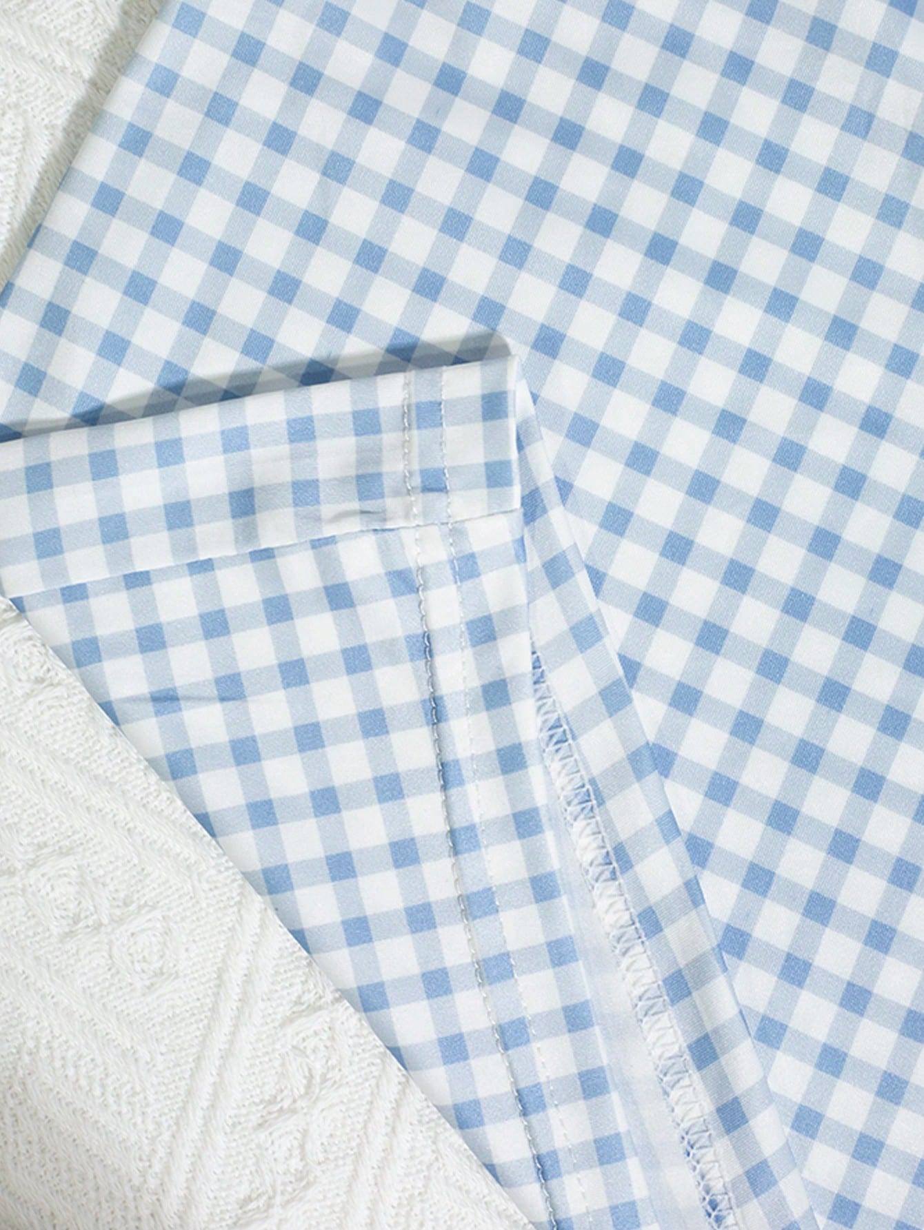 Sous-vêtements pour hommes aléatoires, tissu en polyester, imprimé à carreaux, pantalon — vue 7