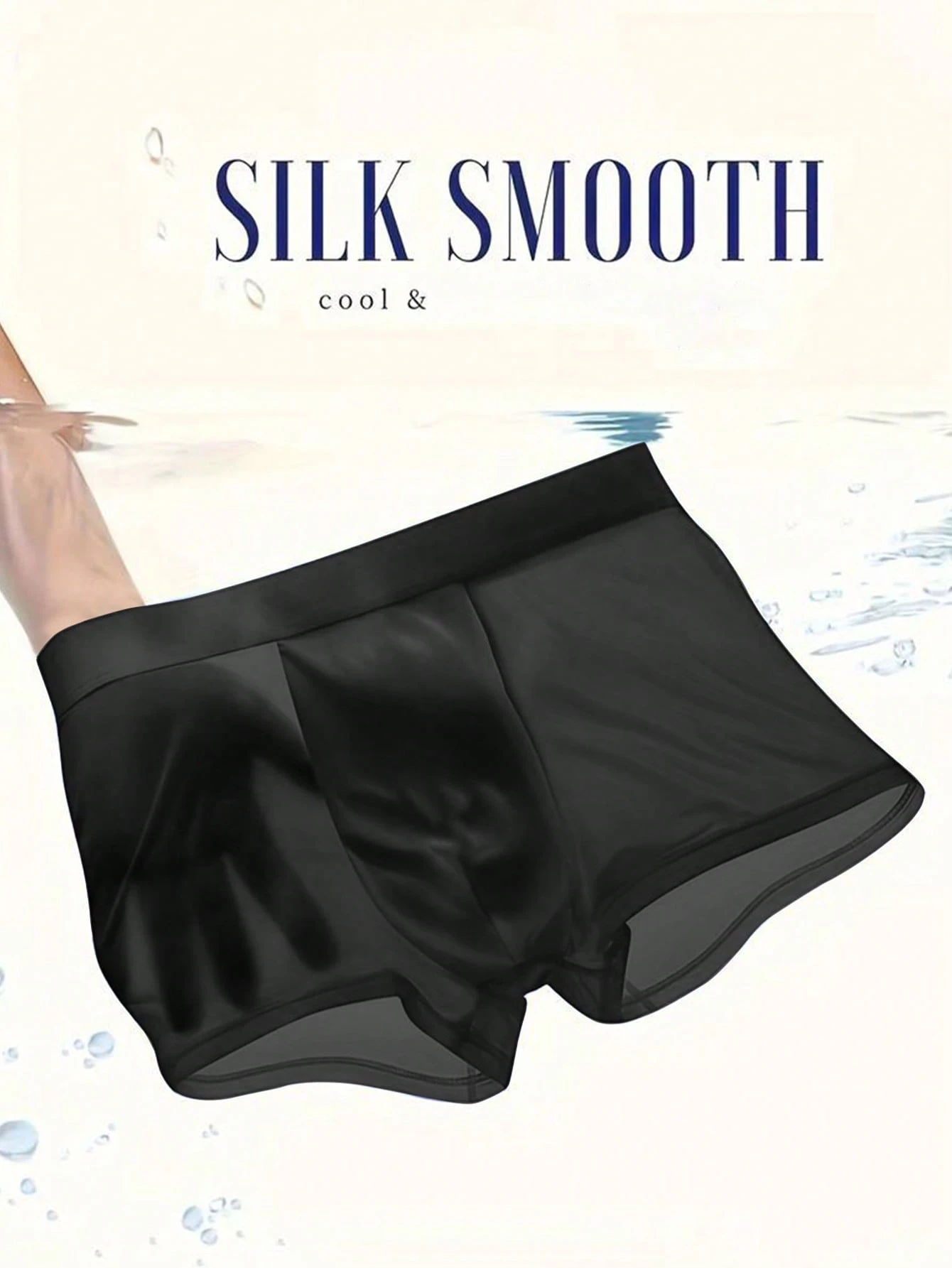 Caleçons pour hommes, Shorts de sous-vêtements semi-transparents pour hommes, Pantalons — vue 10
