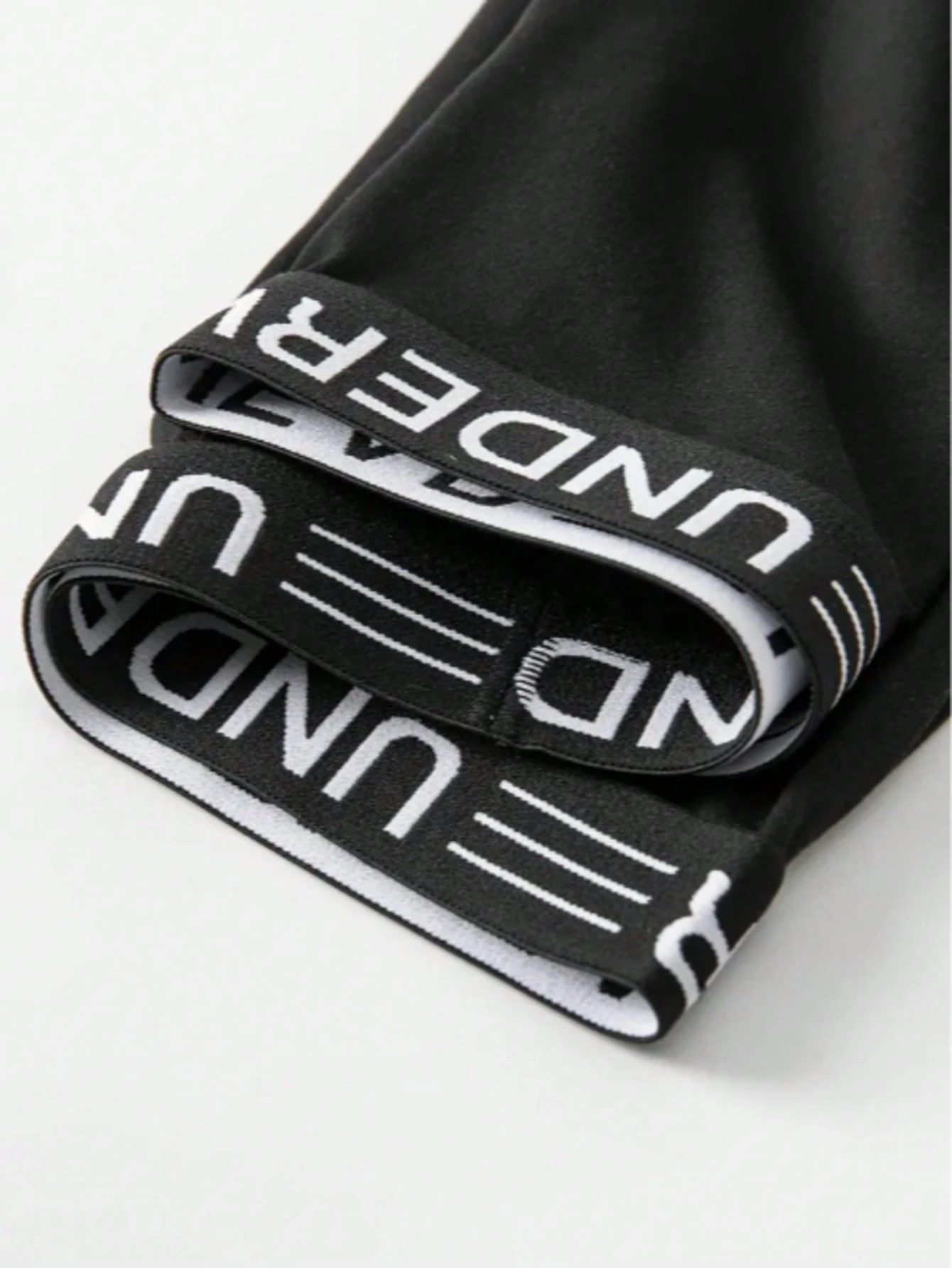 S de sous-vêtements plats pour hommes avec design de ceinture à lettres, amples et — vue 5
