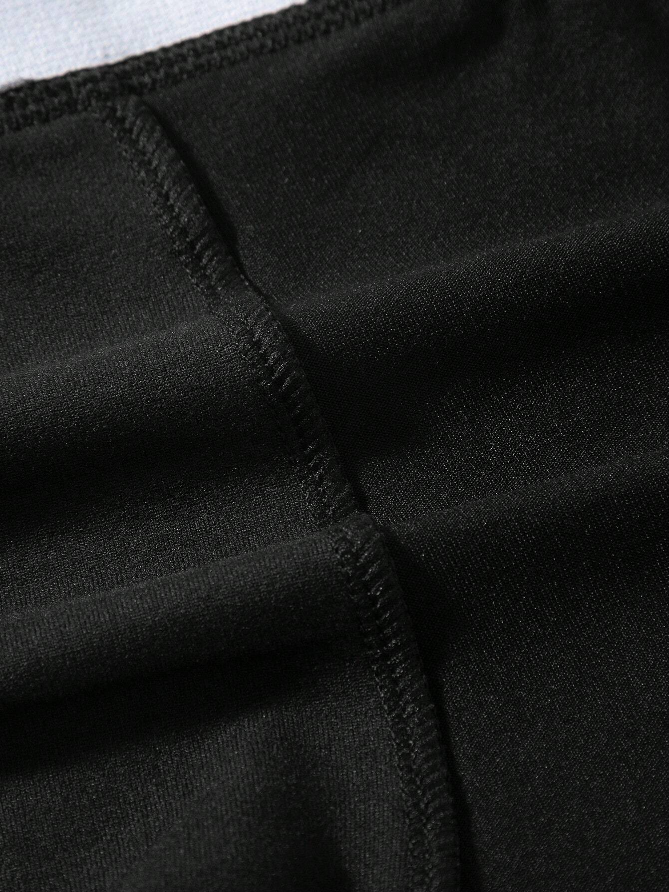 Wedaily 3 pièces Boxers pour homme avec imprimé lettre sur la taille — vue 6