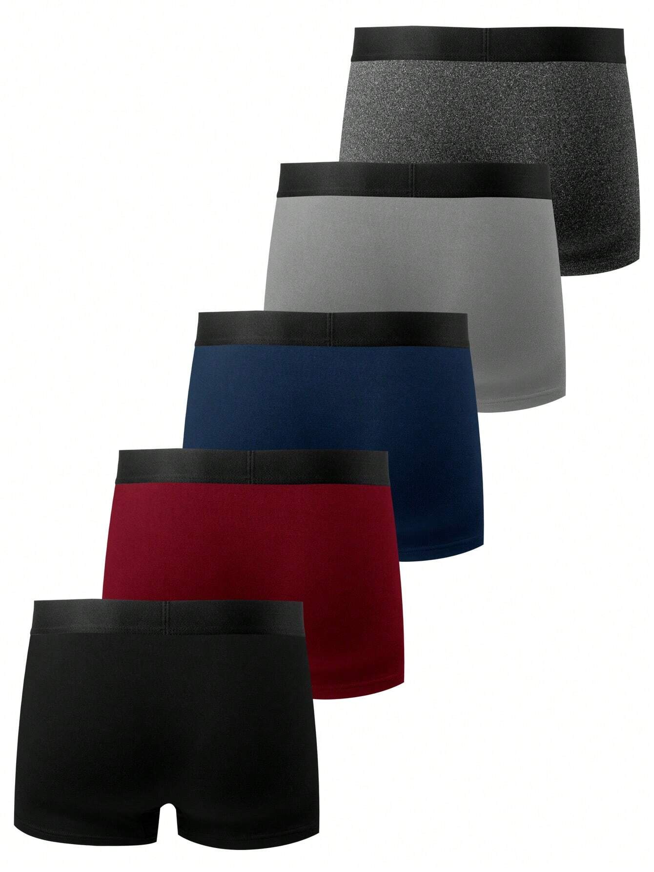 Snug Zone 5 pièces/Paquet Boxers respirants et extensibles pour hommes, caleçons légers — vue 3