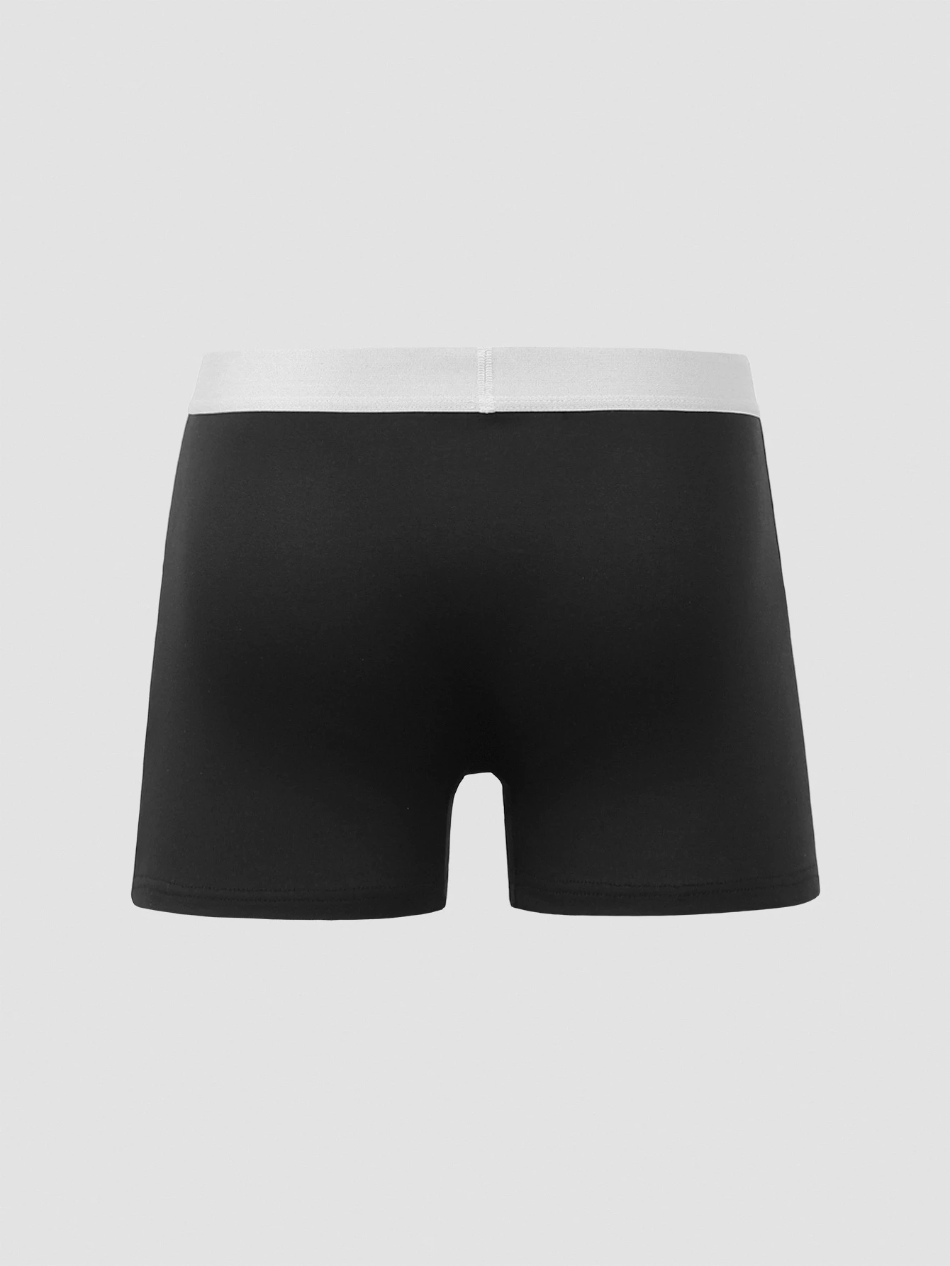 Slips respirants doux et confortables pour hommes avec bande de taille à motif lettres — vue 3