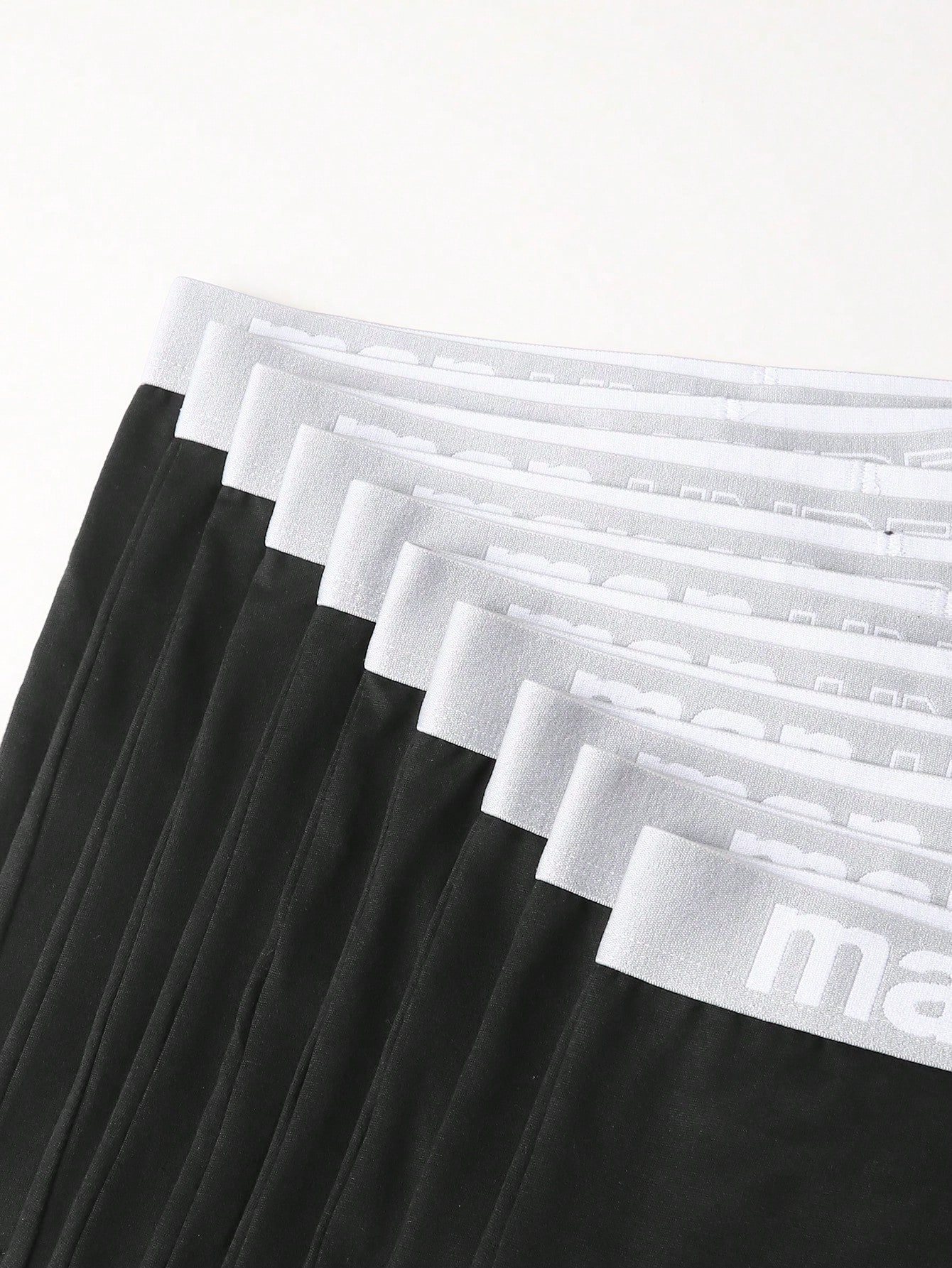Slips respirants doux et confortables pour hommes avec bande de taille à motif lettres — vue 6