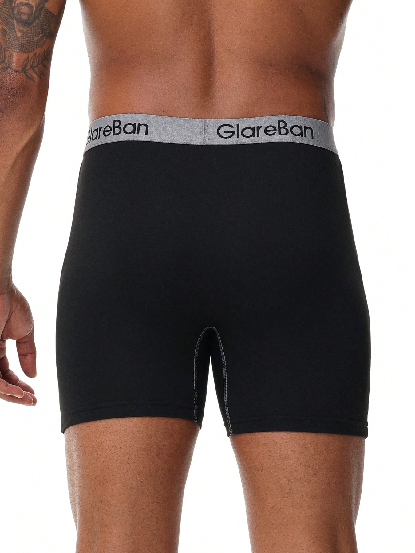 Boxer mi-longs pour homme, sous-vêtements masculins confortables — vue 4