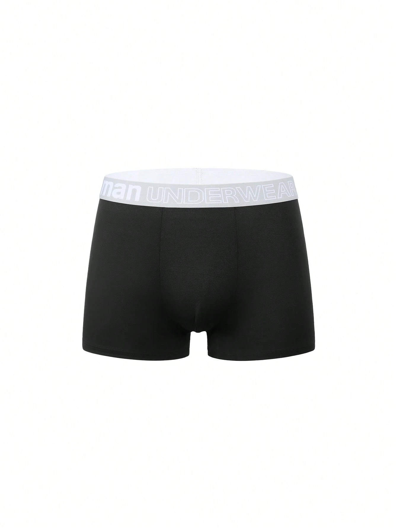 Slips respirants doux et confortables pour hommes avec bande de taille à motif lettres — vue 8
