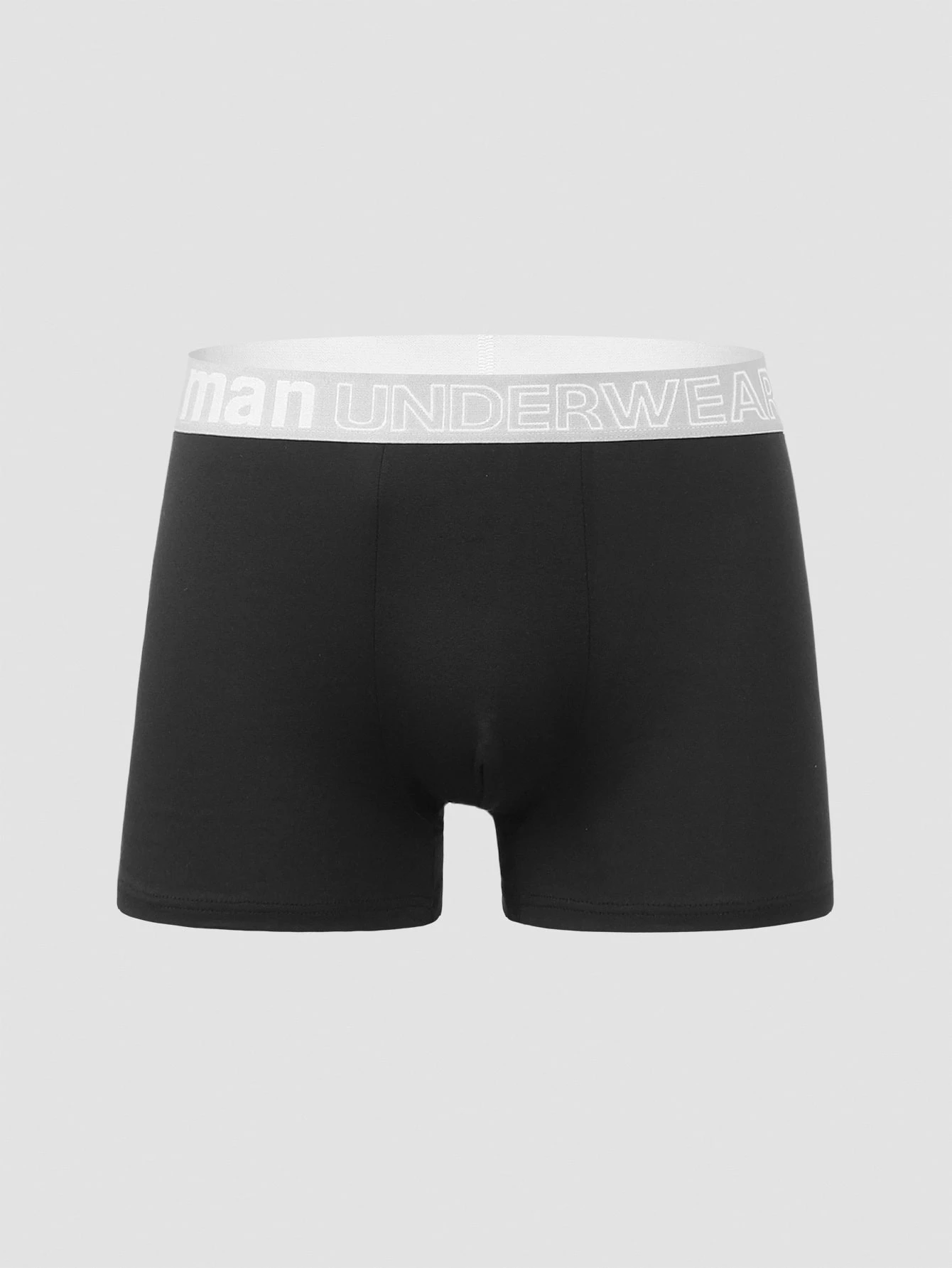 Slips respirants doux et confortables pour hommes avec bande de taille à motif lettres — vue 11