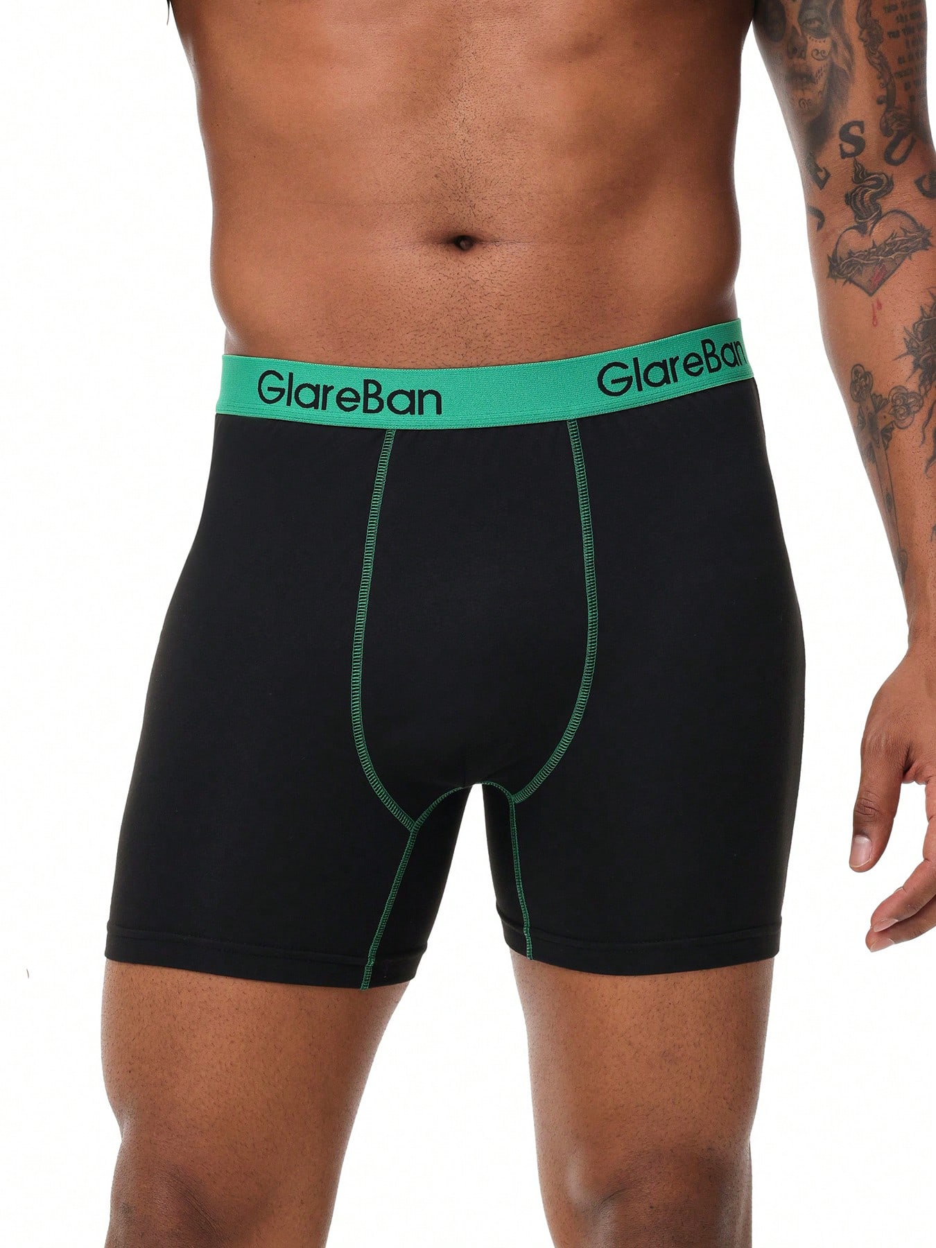 Boxer mi-longs pour homme, sous-vêtements masculins confortables — vue 9