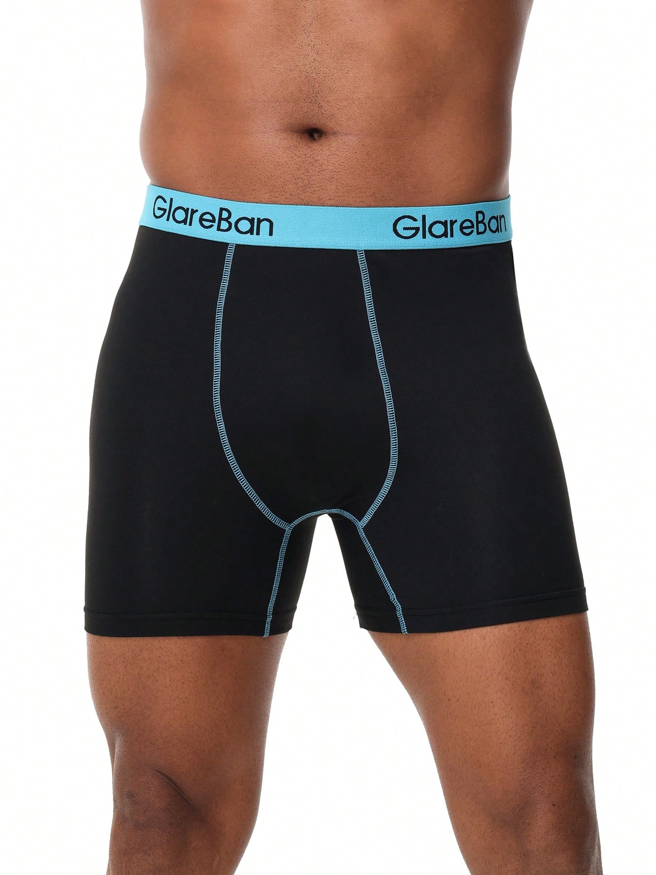 Boxer mi-longs pour homme, sous-vêtements masculins confortables — vue 8