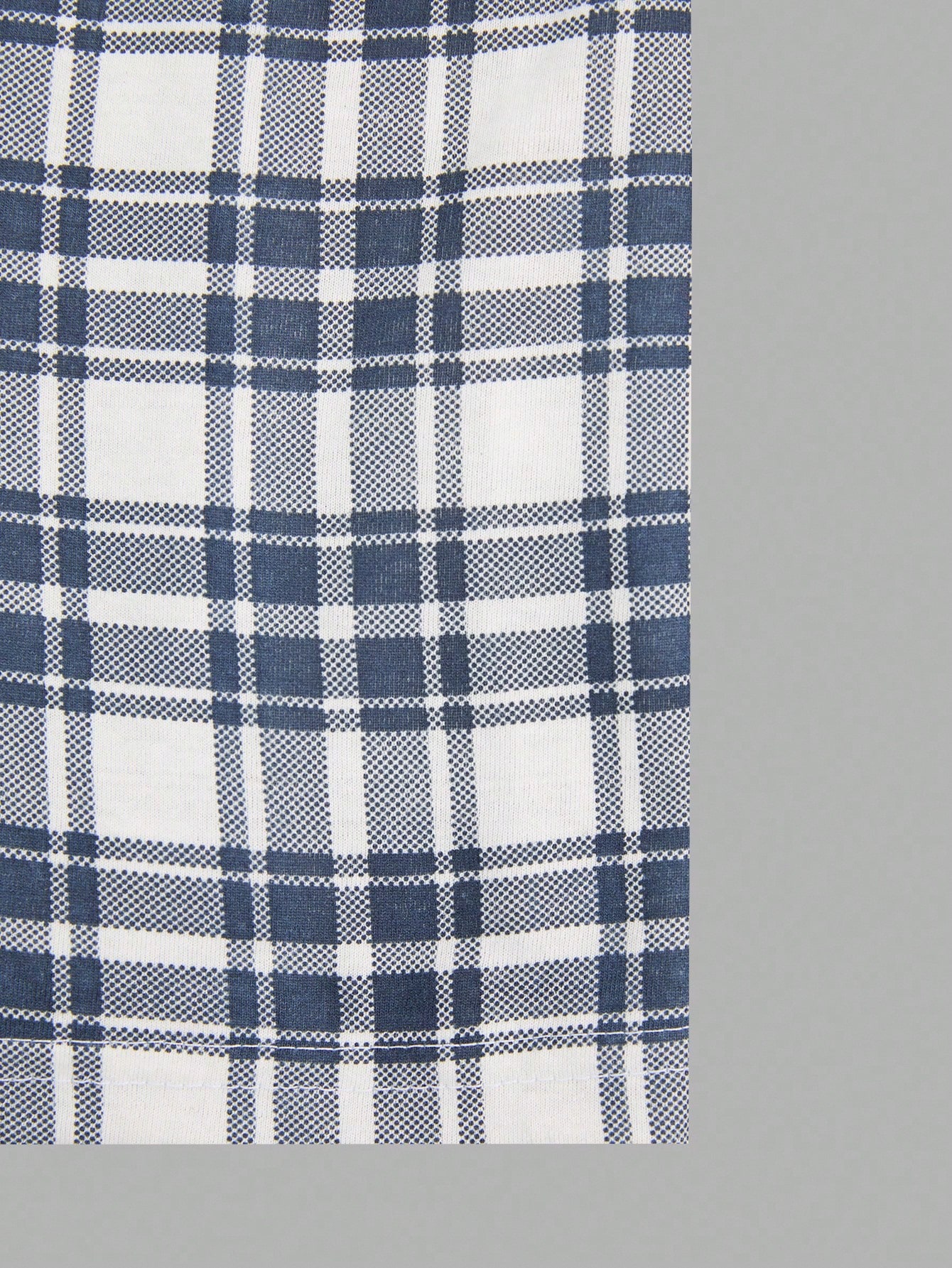 Cottnline Ensemble de détente homme en coton à carreaux imprimés, 3 pièces: — vue 6