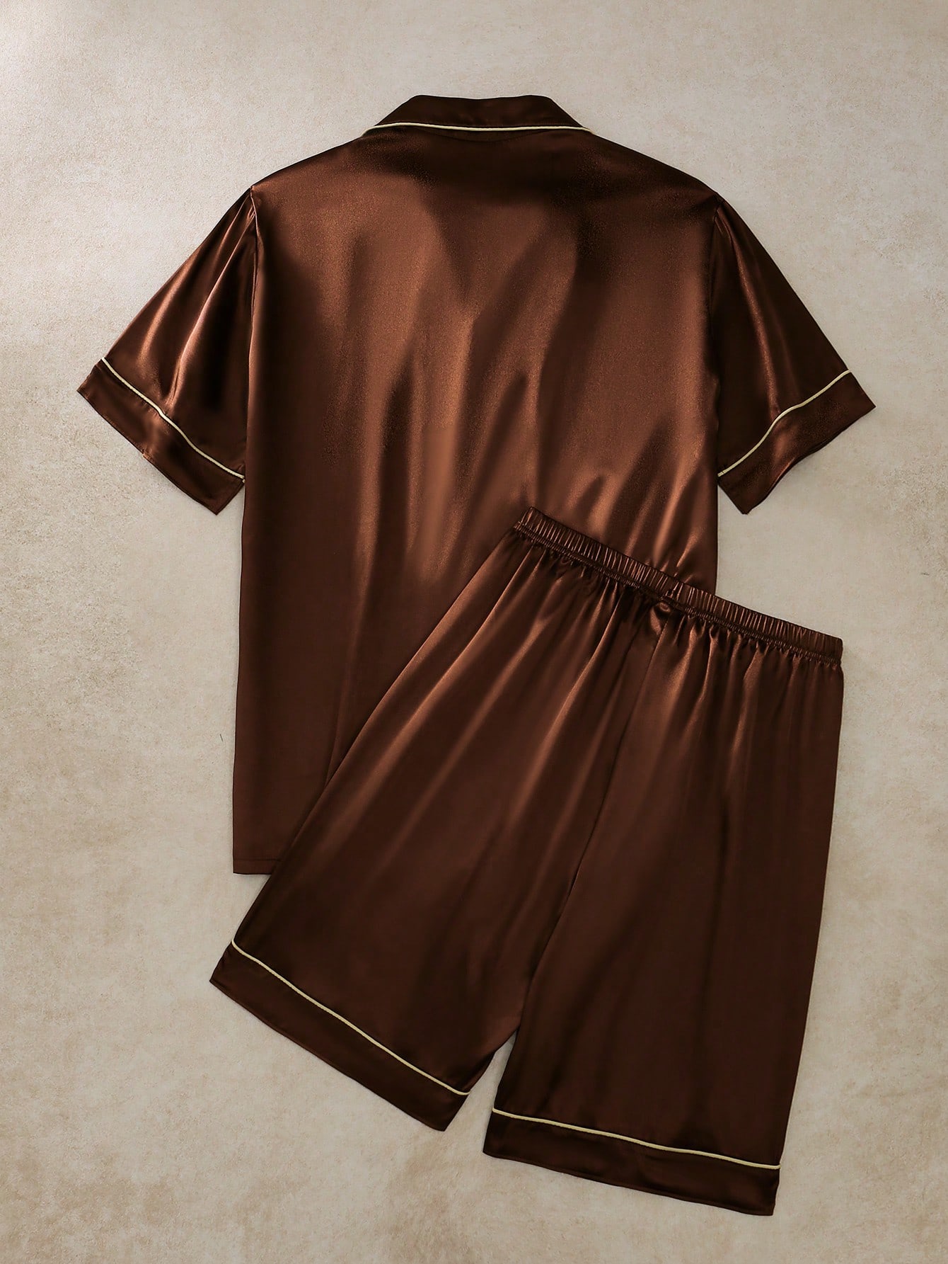 EverLounge Ensemble de pyjama / ensemble de pyjama avec lien en satin et appliqué de — vue 12
