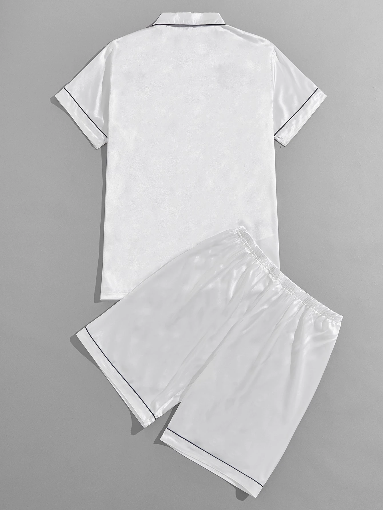 EverLounge Ensemble de pyjama / ensemble de pyjama avec lien en satin et appliqué de — vue 11