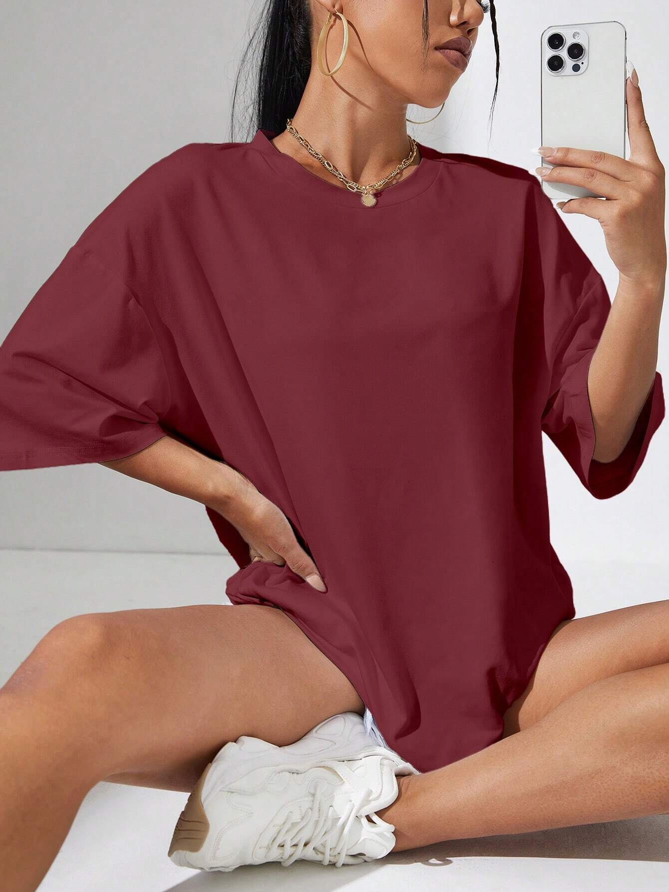 INAWLY T-shirt col rond — vue 4