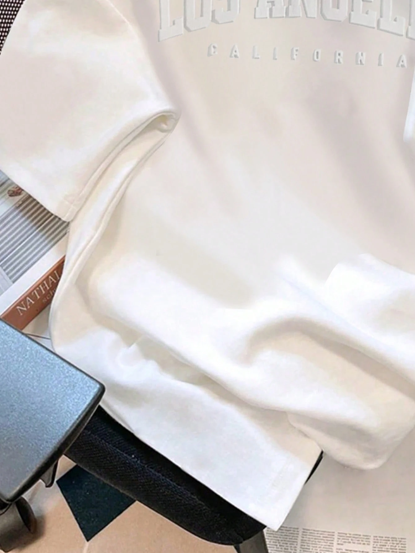 EZwear T-shirt décontracté ample à manches courtes avec encolure ronde, imprimé — vue 4