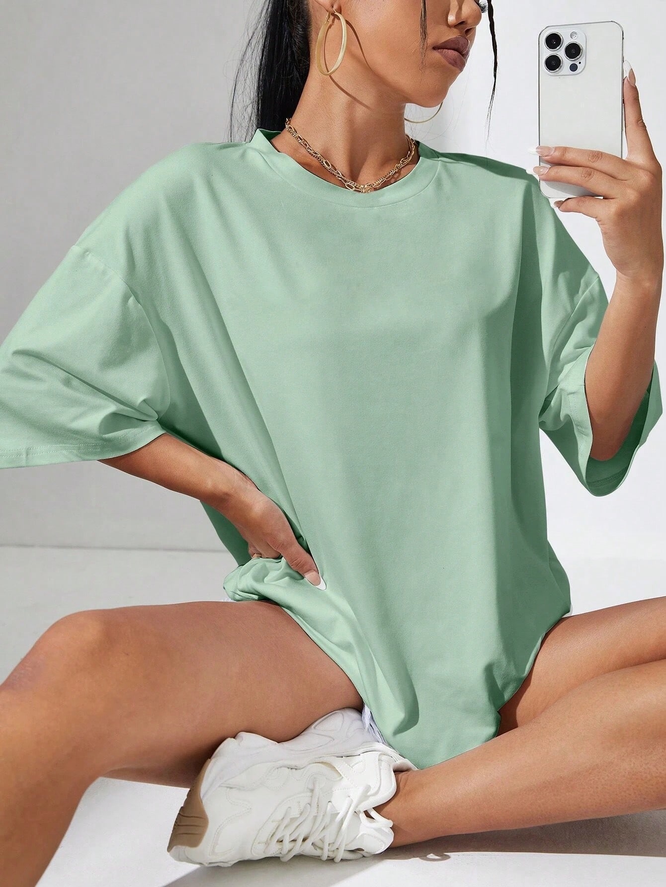 INAWLY T-shirt col rond — vue 14
