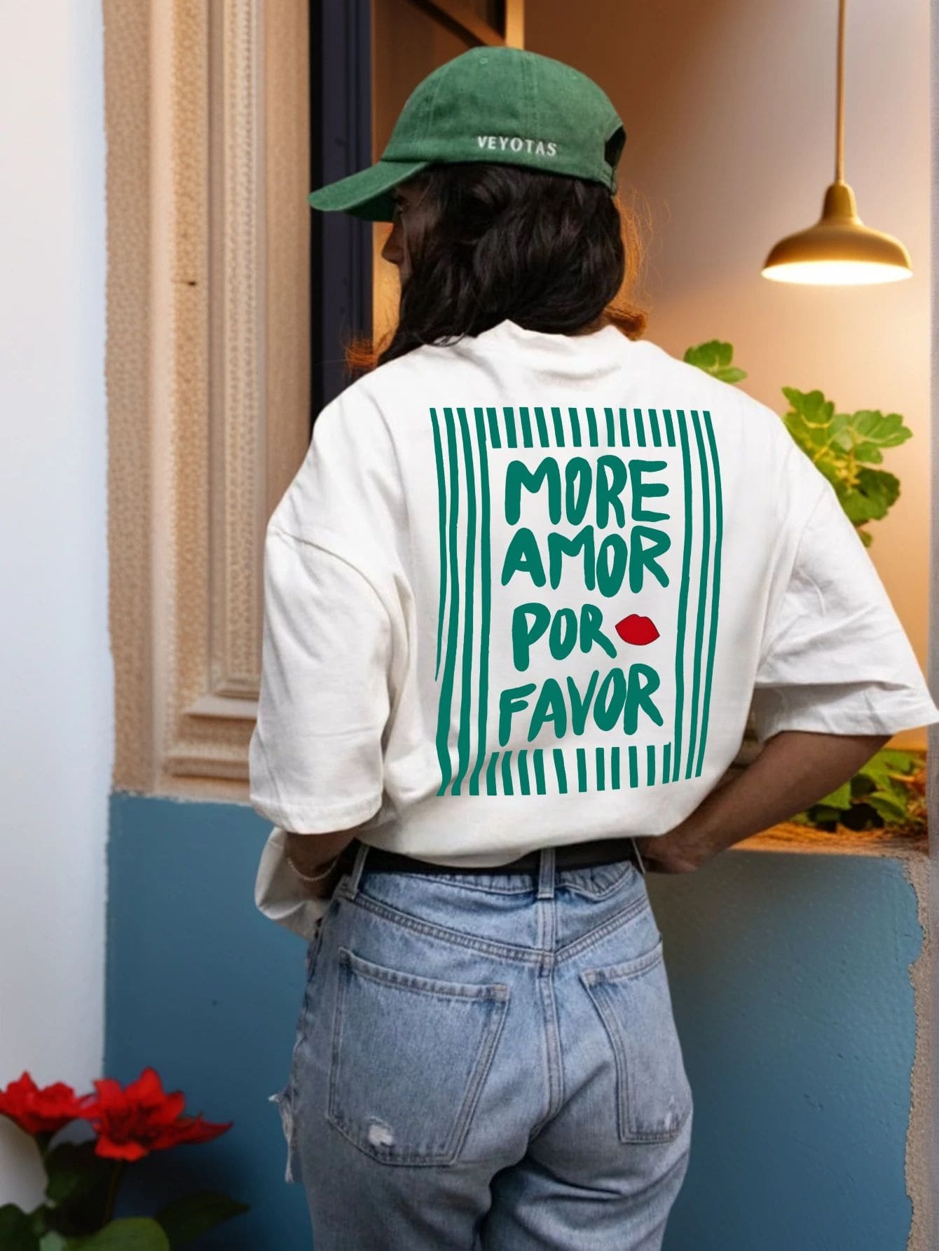 T-shirt décontracté à manches courtes et col rond pour femmes - motif imprimé, tissu doux — vue 9