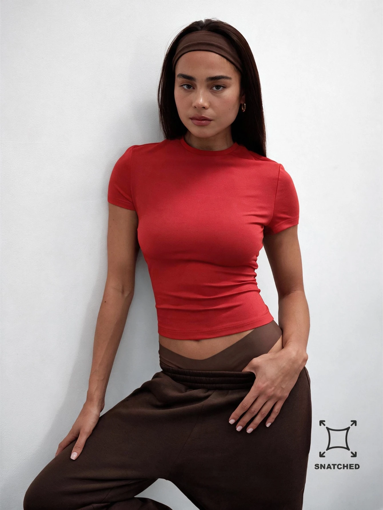 MUSERA ESSENTIALS T-shirt à manches courtes ajusté, basique décontracté et modeste, pour — vue 7