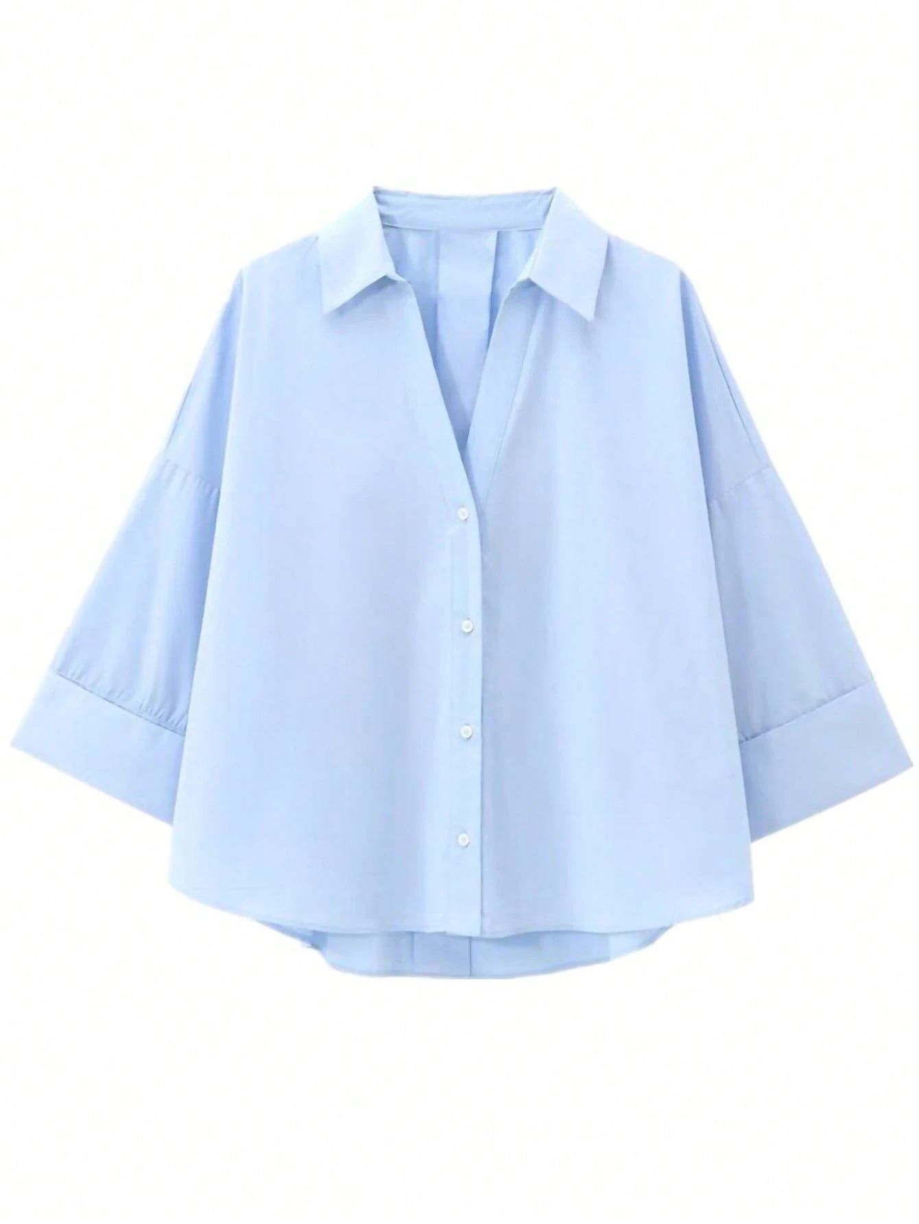 Chemise à manches longues col chemisier décontractée et polyvalente pour femmes, printemps