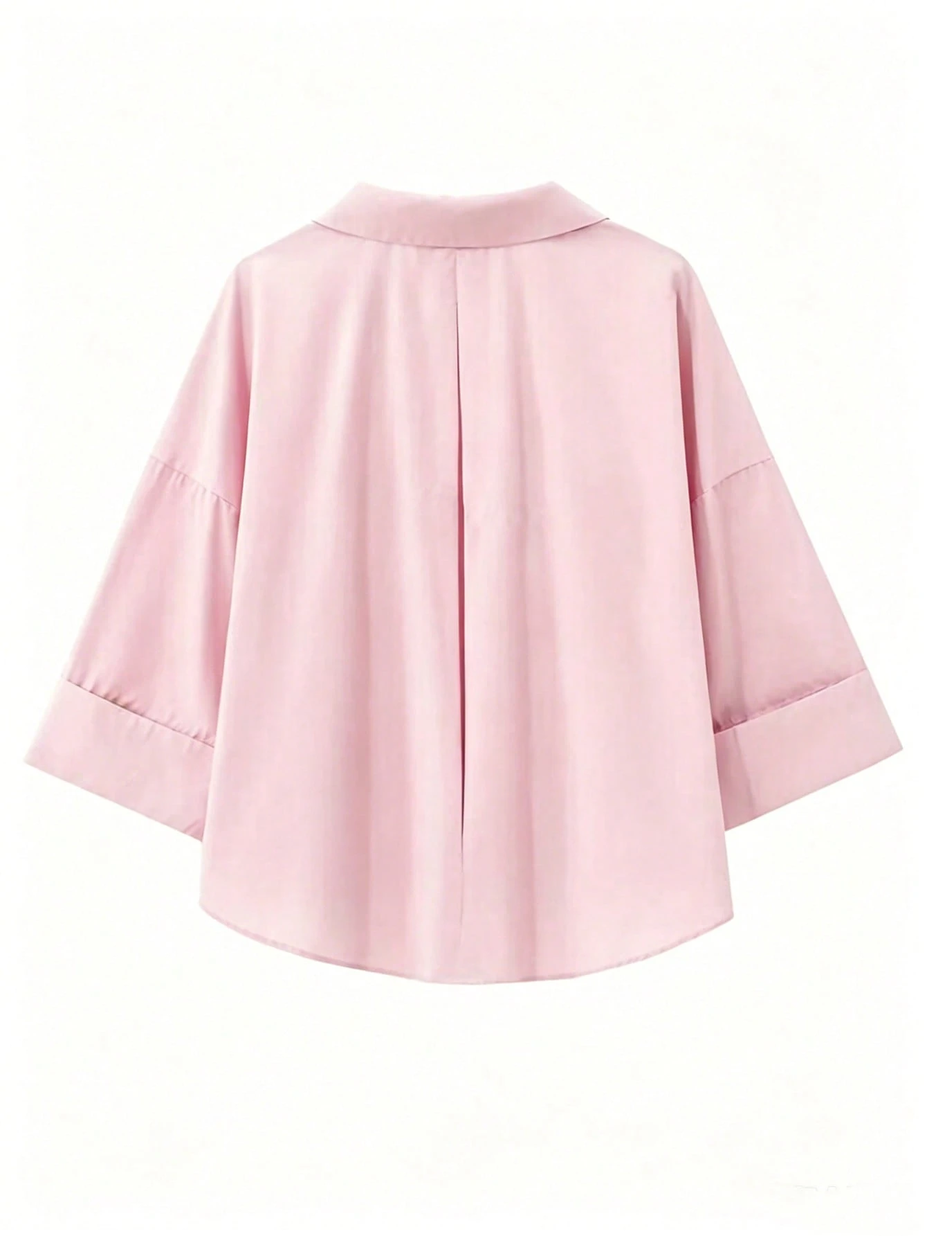 Chemise à manches longues col chemisier décontractée et polyvalente pour femmes, printemps — vue 10