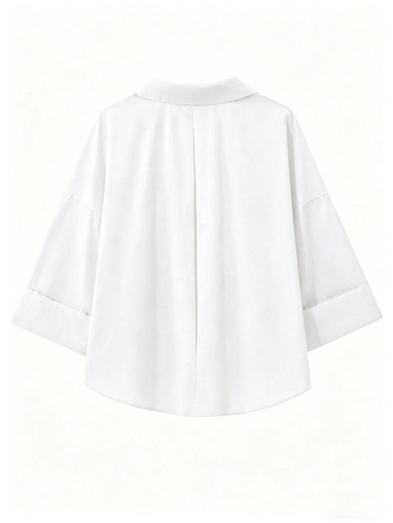 Chemise à manches longues col chemisier décontractée et polyvalente pour femmes, printemps — vue 9