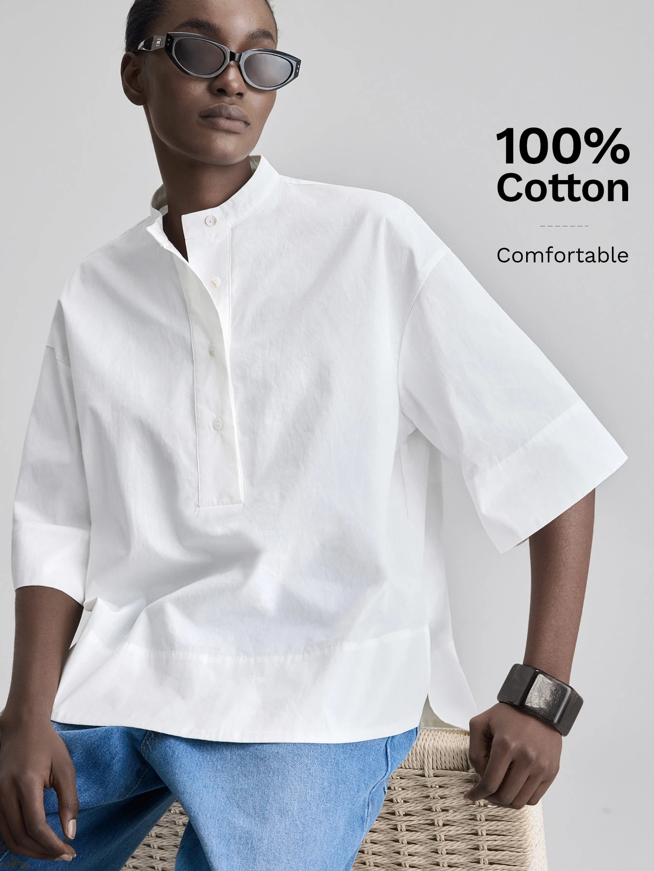 Ontre Blouse femme 2026 nouvelle, toutes saisons, minimaliste, élégante, moderne,