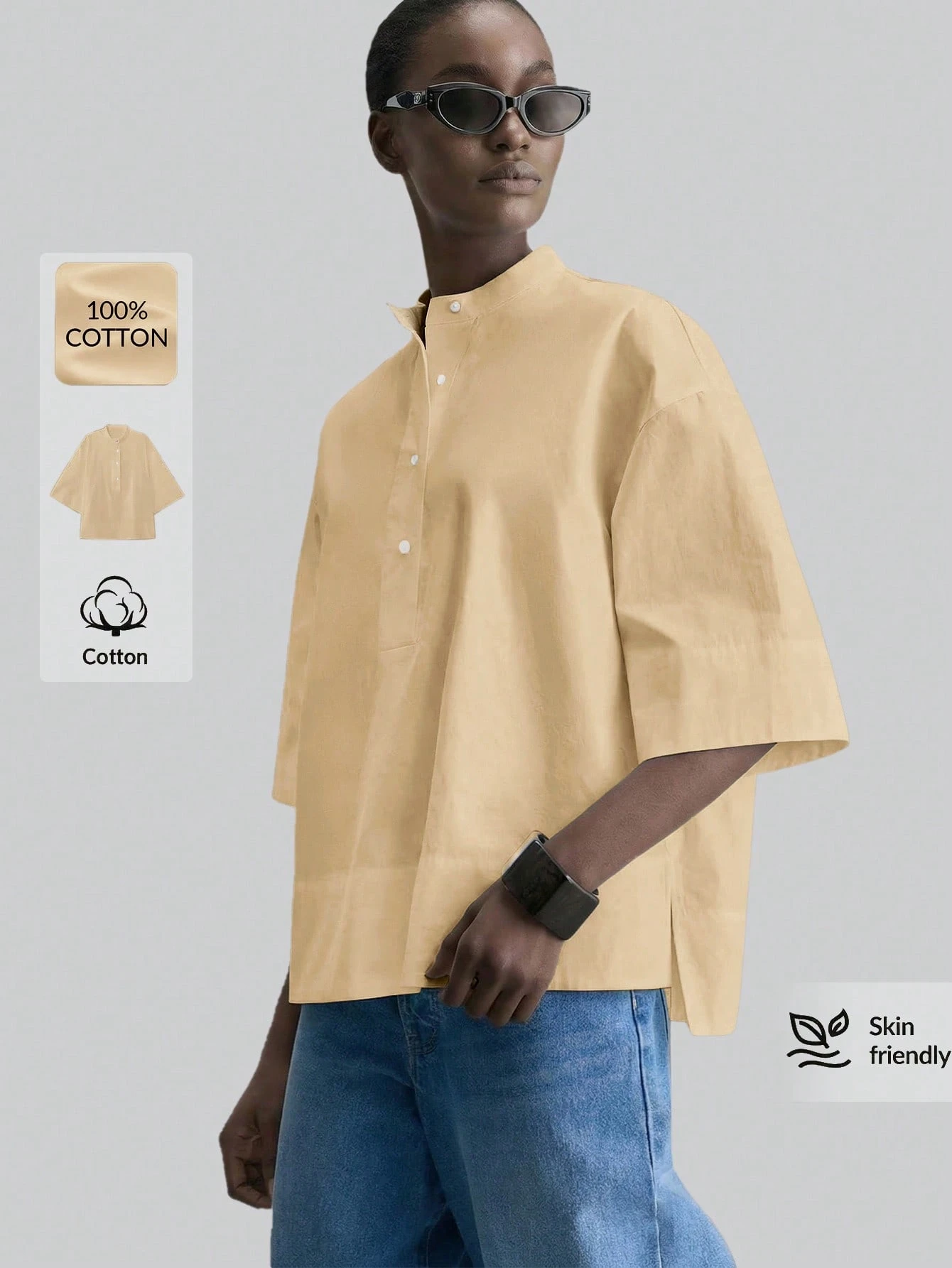 Ontre Blouse femme 2026 nouvelle, toutes saisons, minimaliste, élégante, moderne, — vue 6