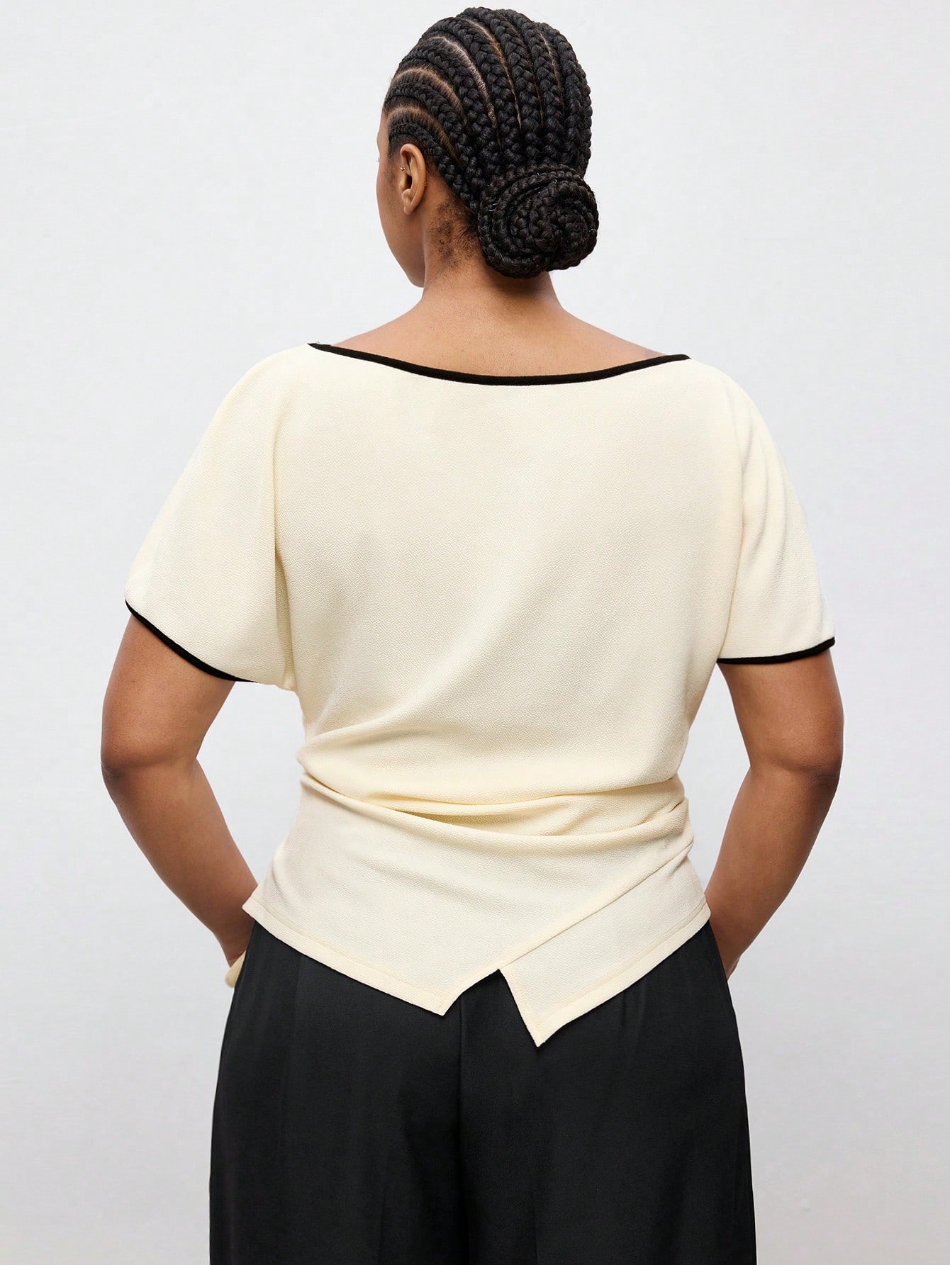 Maija Blouse femme grande taille 2026 Nouvelle mode printemps Minimaliste Chic de navette — vue 9