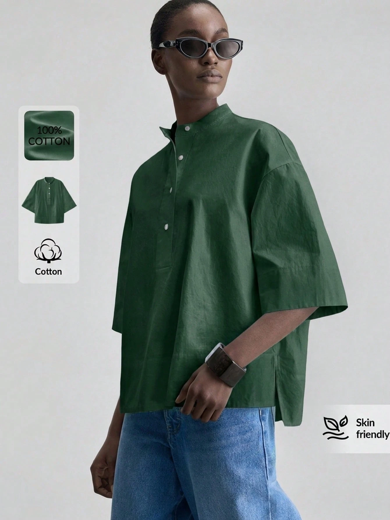 Ontre Blouse femme 2026 nouvelle, toutes saisons, minimaliste, élégante, moderne, — vue 7