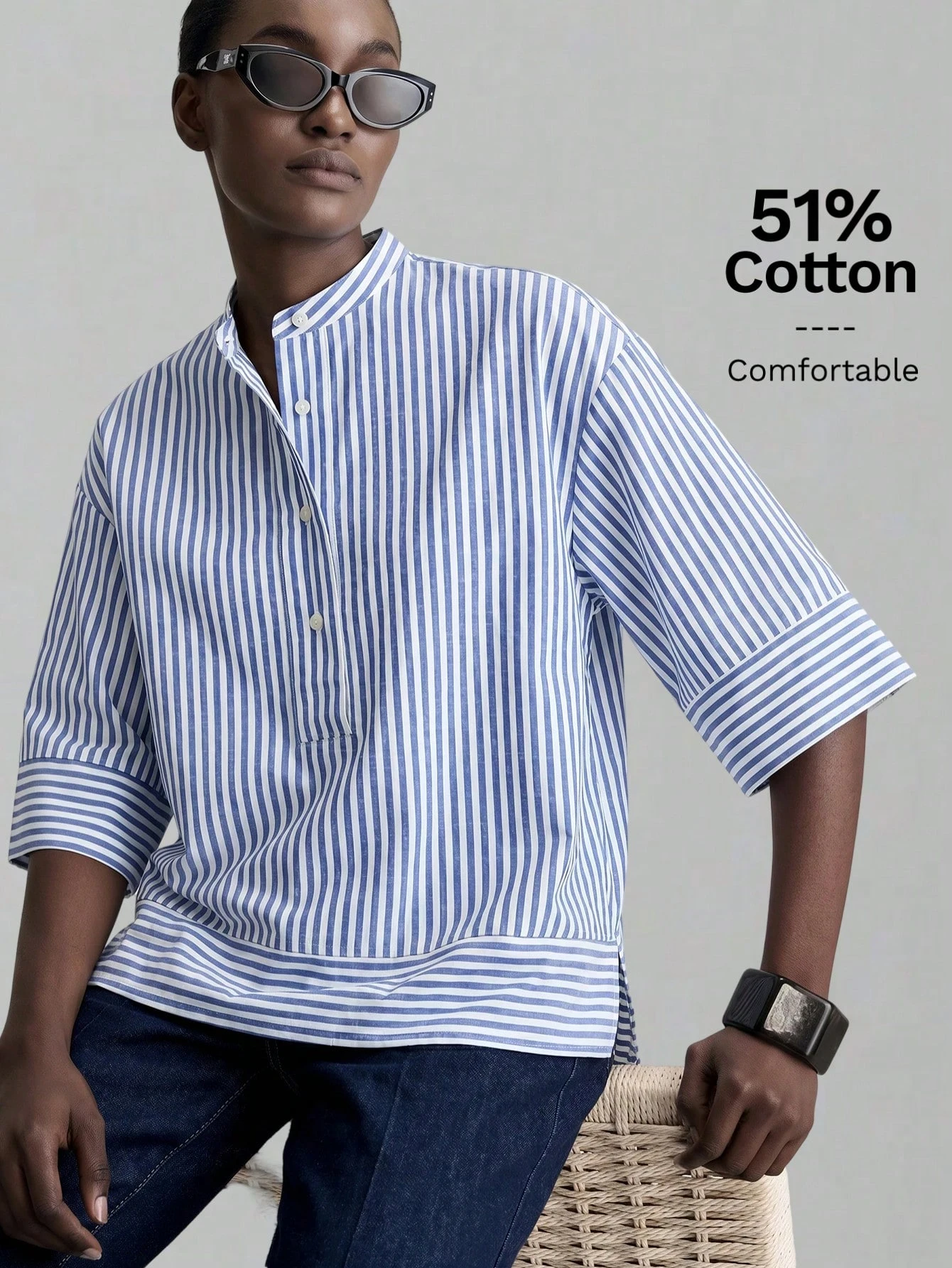 Ontre Blouse femme 2026 nouvelle, toutes saisons, minimaliste, élégante, moderne, — vue 9