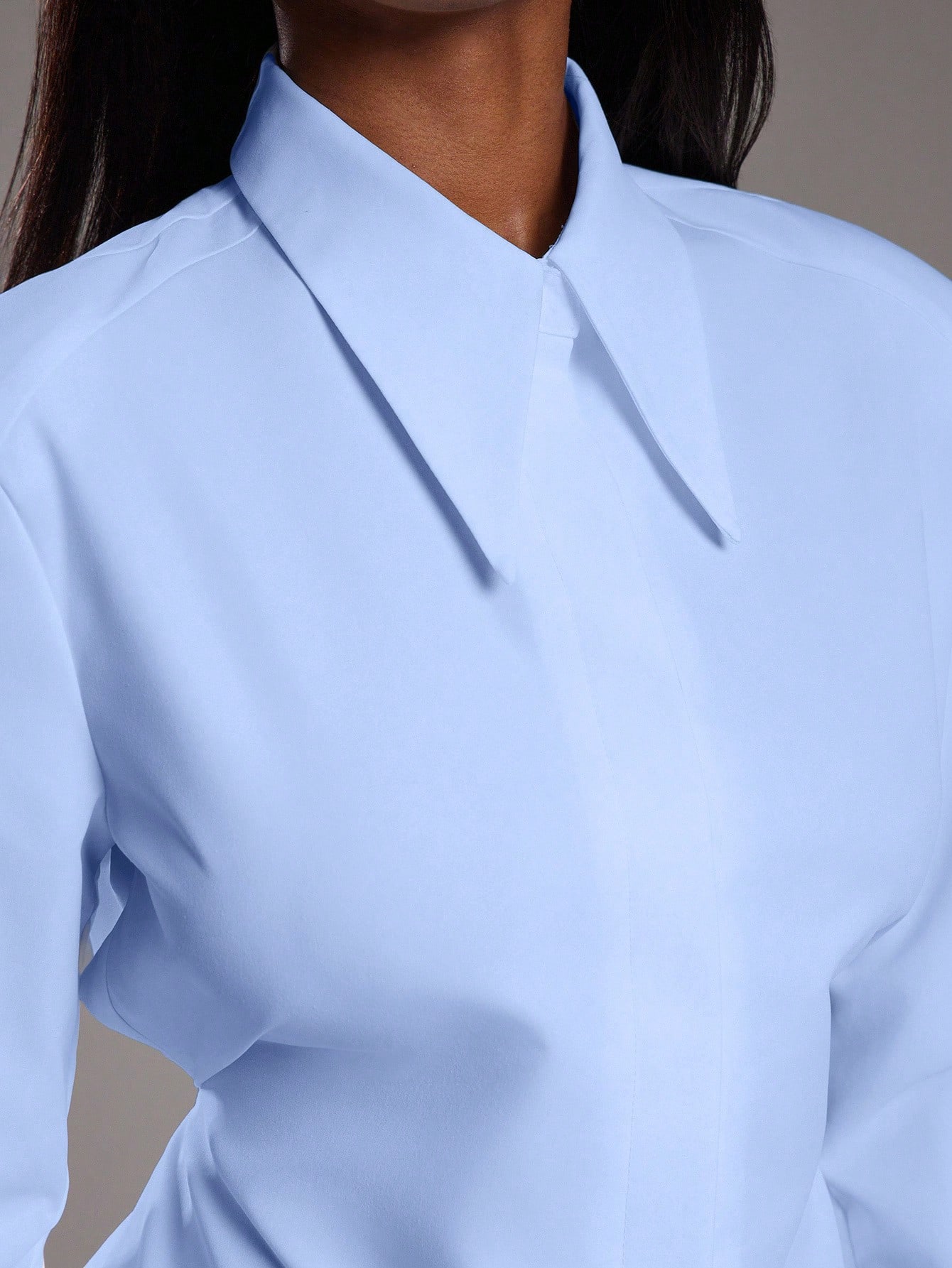 NYA SZN Chemise à manches longues avec col boutonné, ample et surdimensionnée, — vue 11
