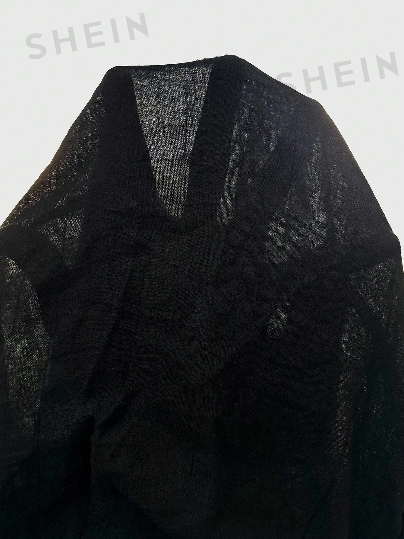 Hauture Blouse décontractée d'été sexy de base avec une épaule dénudée, col foulard et — vue 11