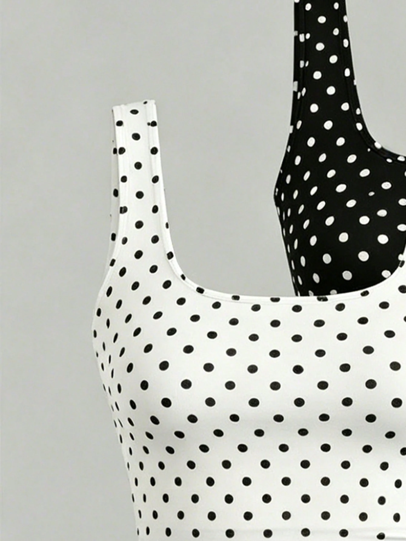 Débardeur camisole à rayures bleues numériques pour adolescentes, style mode décontracté — vue 8