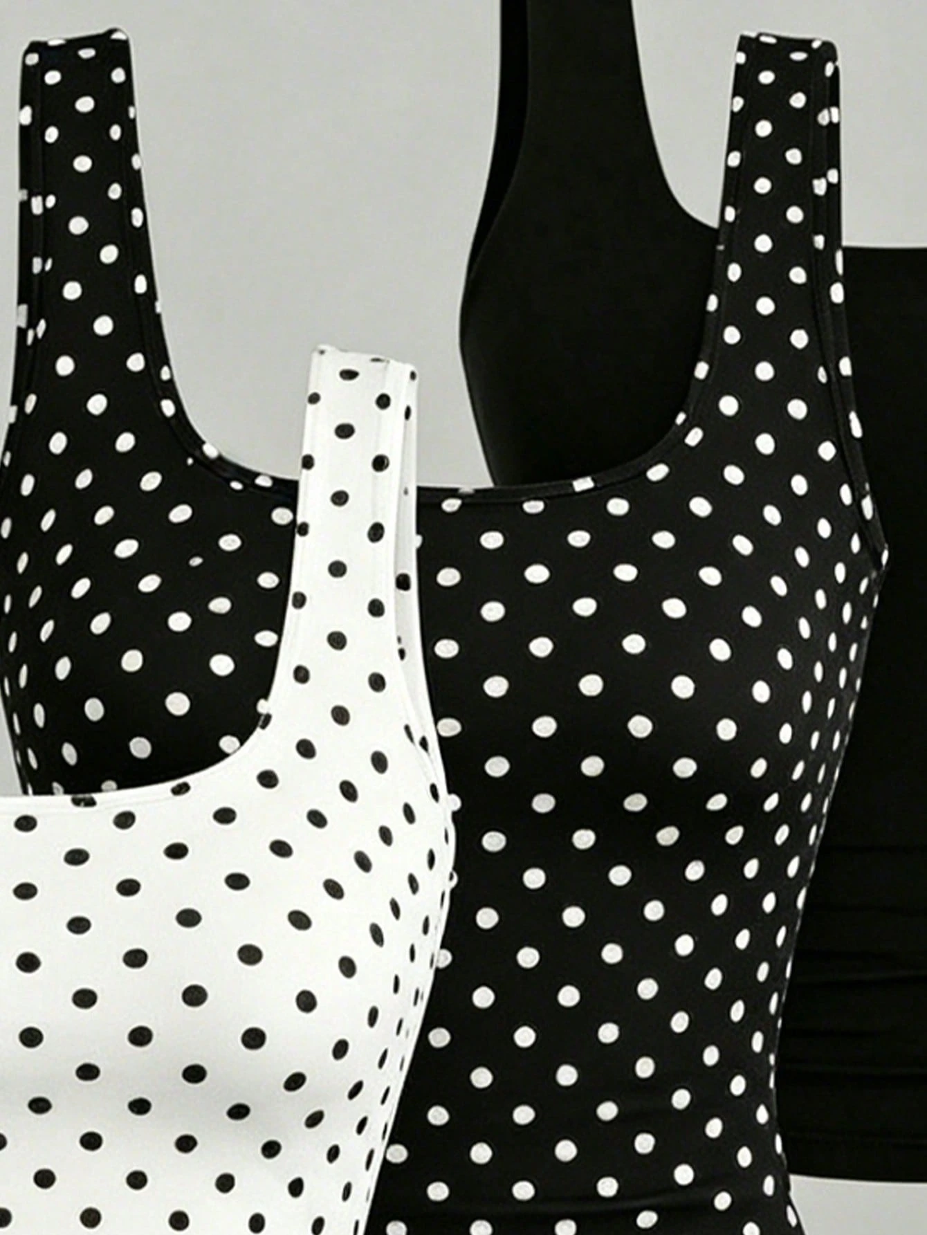 Débardeur camisole à rayures bleues numériques pour adolescentes, style mode décontracté — vue 7