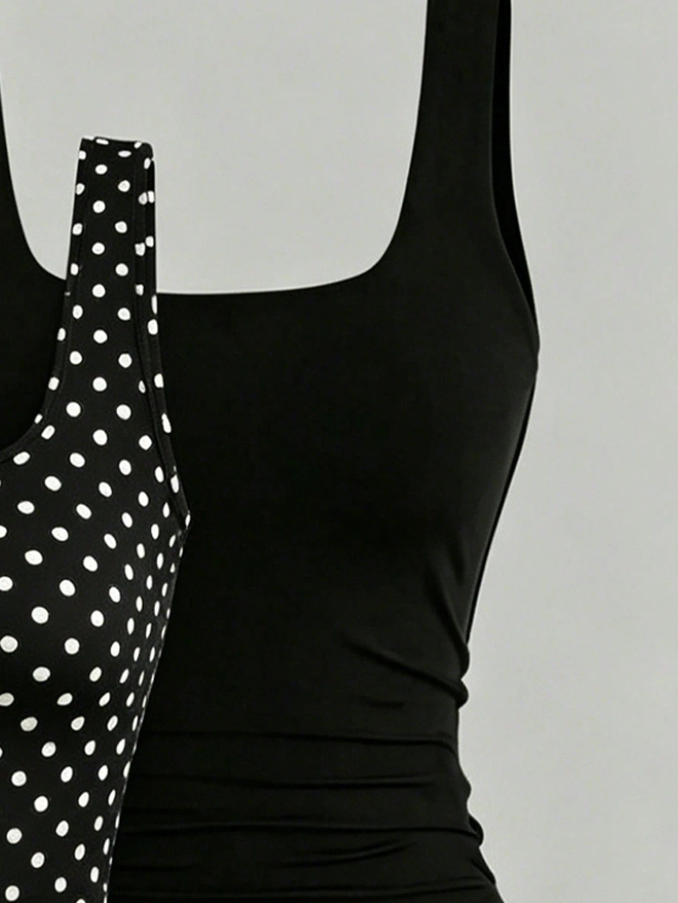 Débardeur camisole à rayures bleues numériques pour adolescentes, style mode décontracté — vue 9