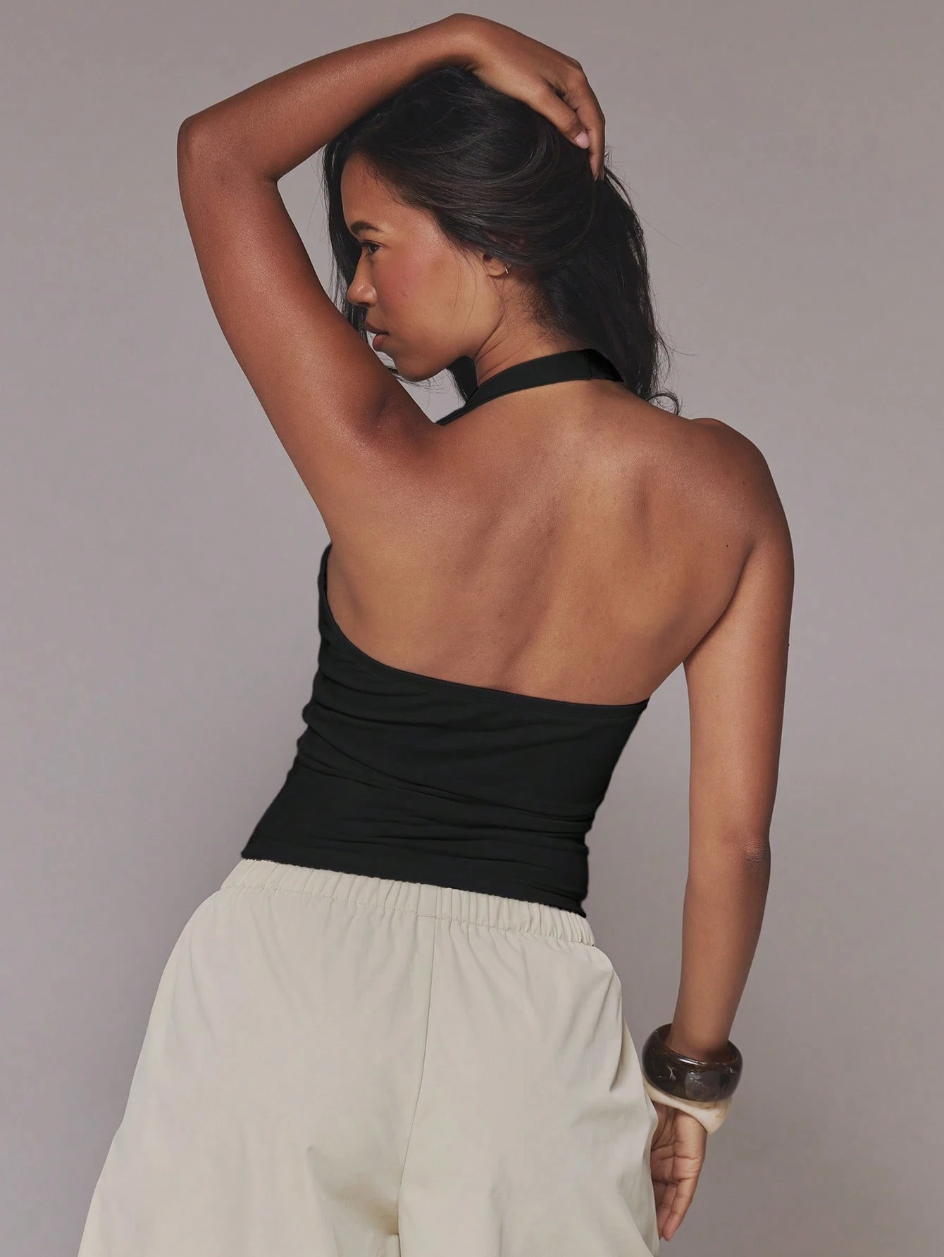 MUSERA Top à bretelles avec armatures, col ras-du-cou, longline, encolure dégagée, — vue 6