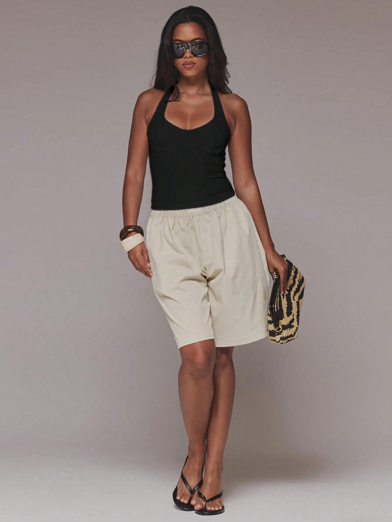 MUSERA Top à bretelles avec armatures, col ras-du-cou, longline, encolure dégagée, — vue 10
