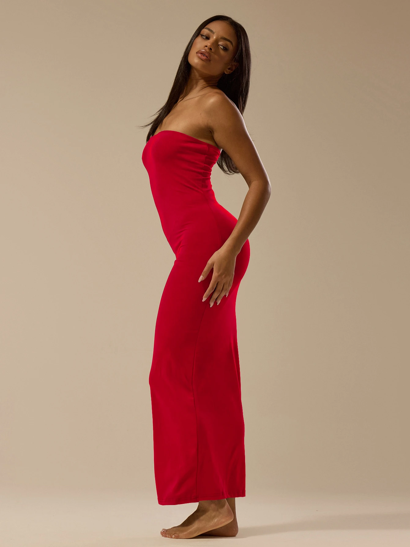 MUSERA ESSENTIALS Robe bandeau ajustée au toucher doux, basique, mignonne, style Ibiza, — vue 6