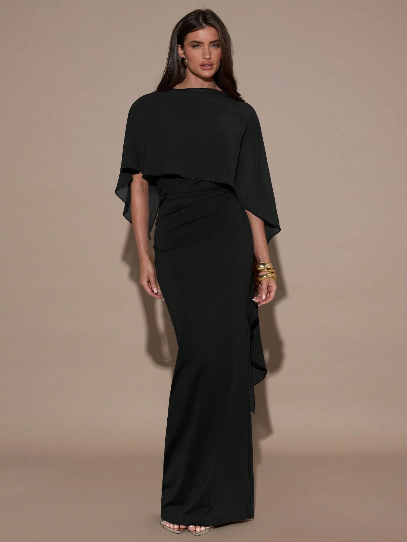 Robe d'été élégante et ajustée de conception mode à couleur unie pour femmes — vue 3