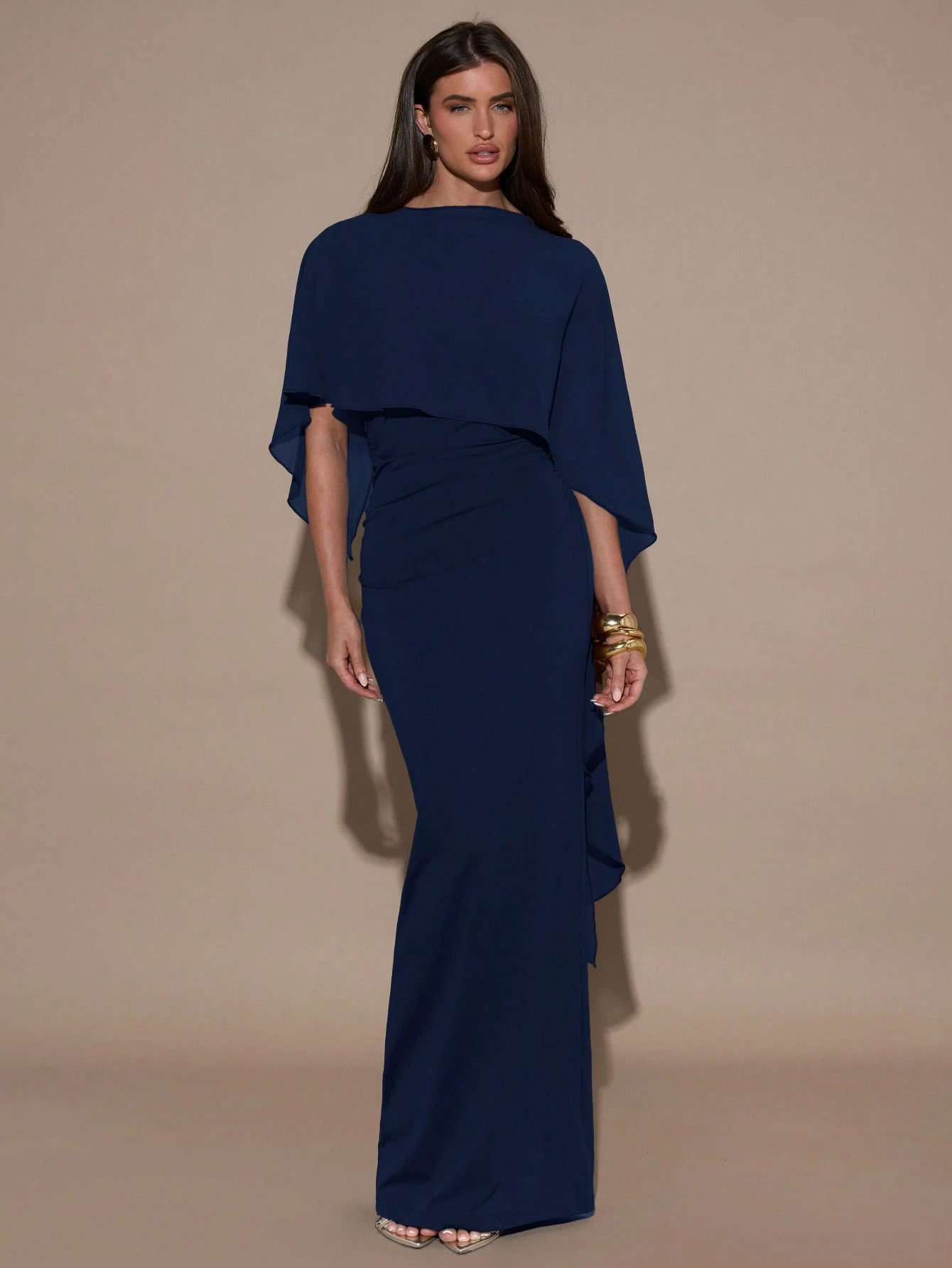 Robe d'été élégante et ajustée de conception mode à couleur unie pour femmes — vue 6