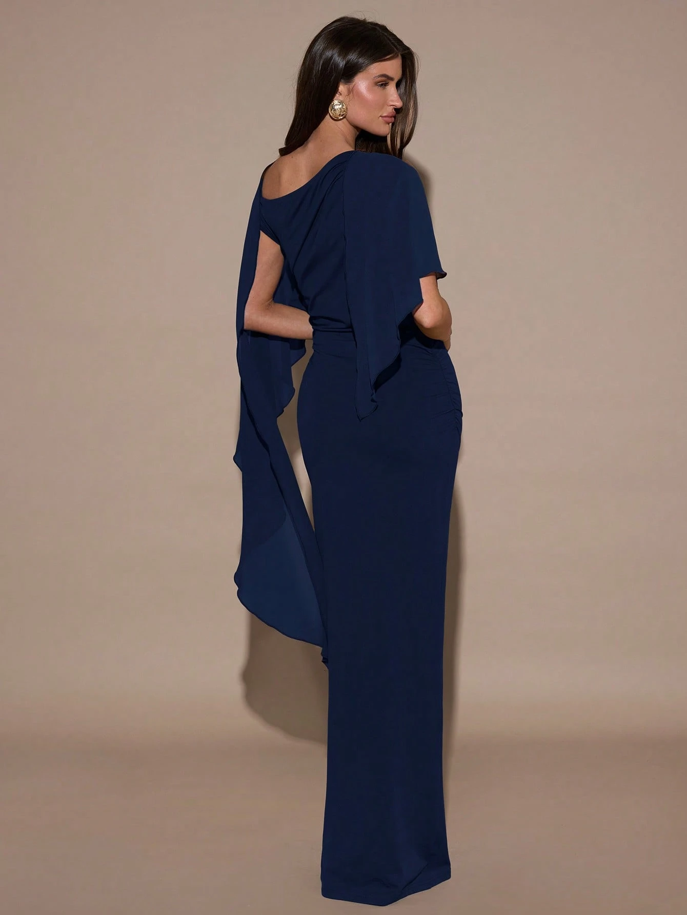 Robe d'été élégante et ajustée de conception mode à couleur unie pour femmes — vue 12