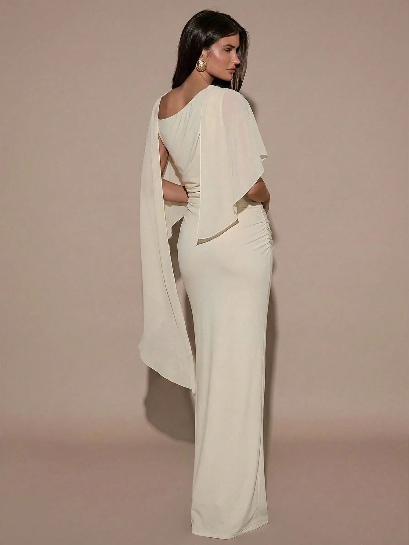 Robe d'été élégante et ajustée de conception mode à couleur unie pour femmes — vue 8