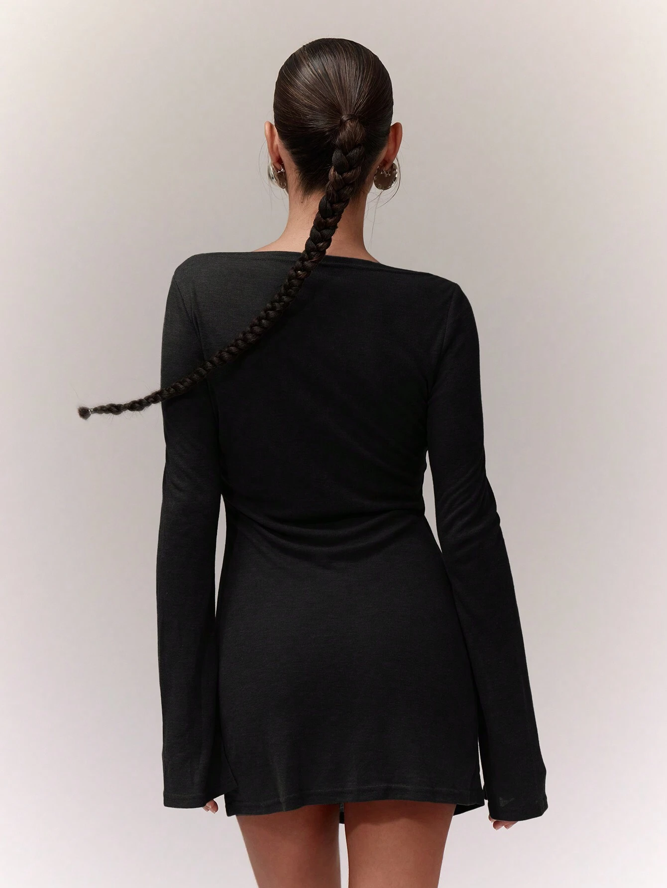 MUSERA Robe mini évasée à encolure dégagée, élégante, décontractée et mignonne. Idéale — vue 2