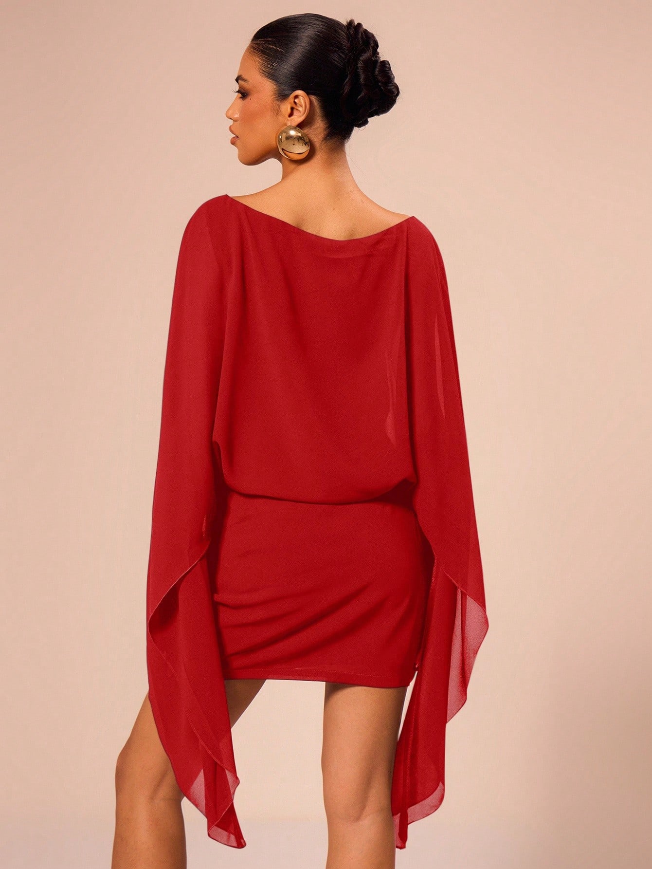 MUSERA Robe mini décontractée à encolure bateau, vacances d'été sexy bohème élégante, — vue 7