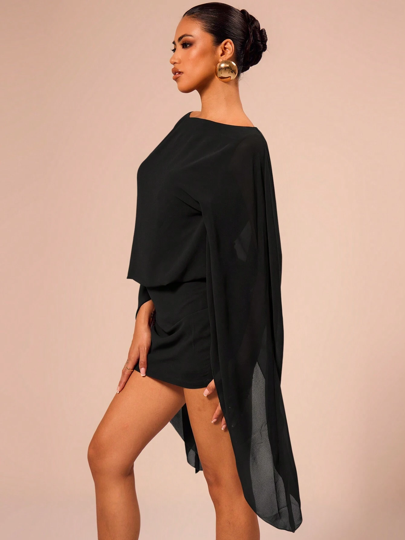 MUSERA Robe mini décontractée à encolure bateau, vacances d'été sexy bohème élégante, — vue 9