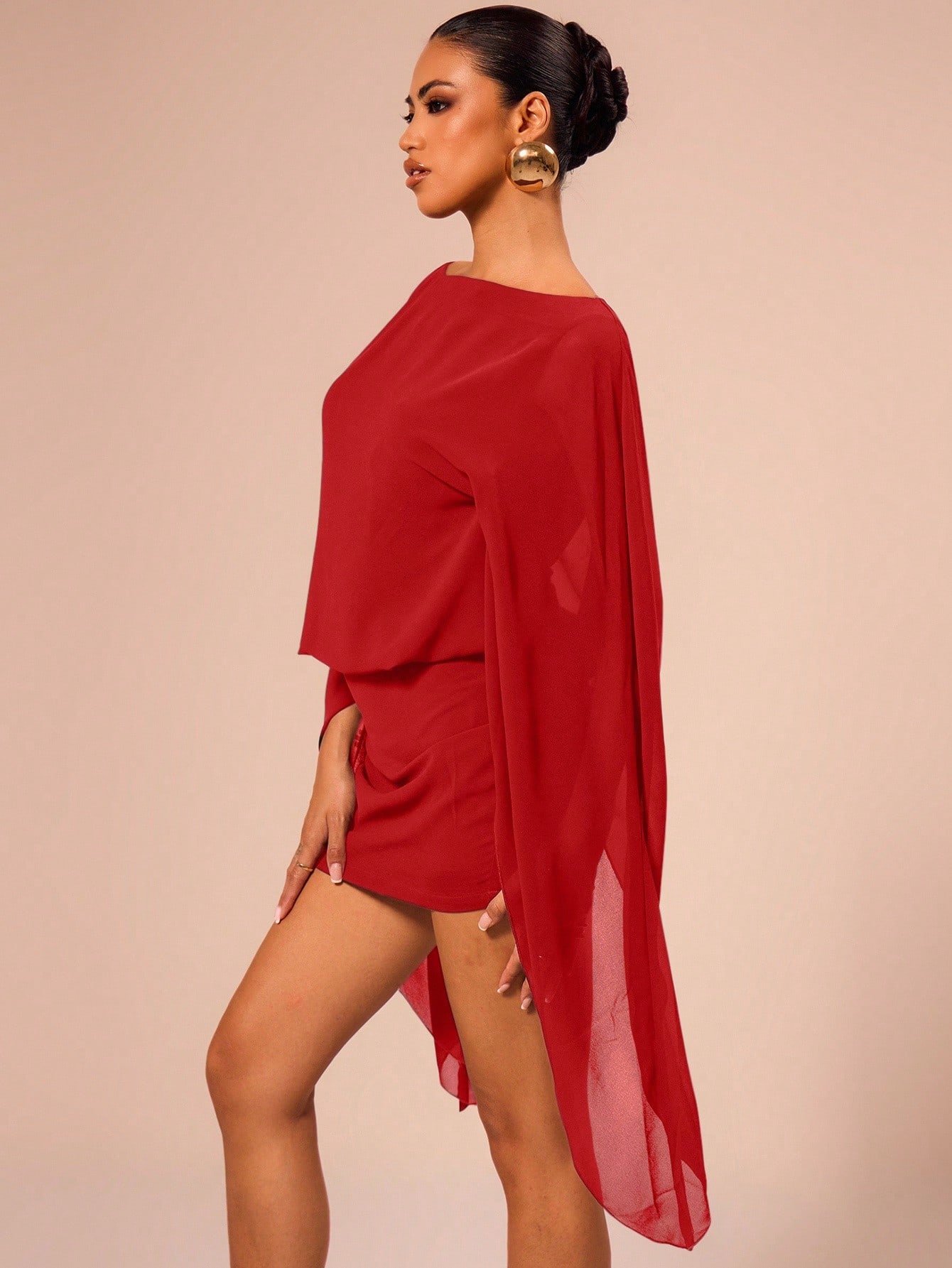 MUSERA Robe mini décontractée à encolure bateau, vacances d'été sexy bohème élégante, — vue 11