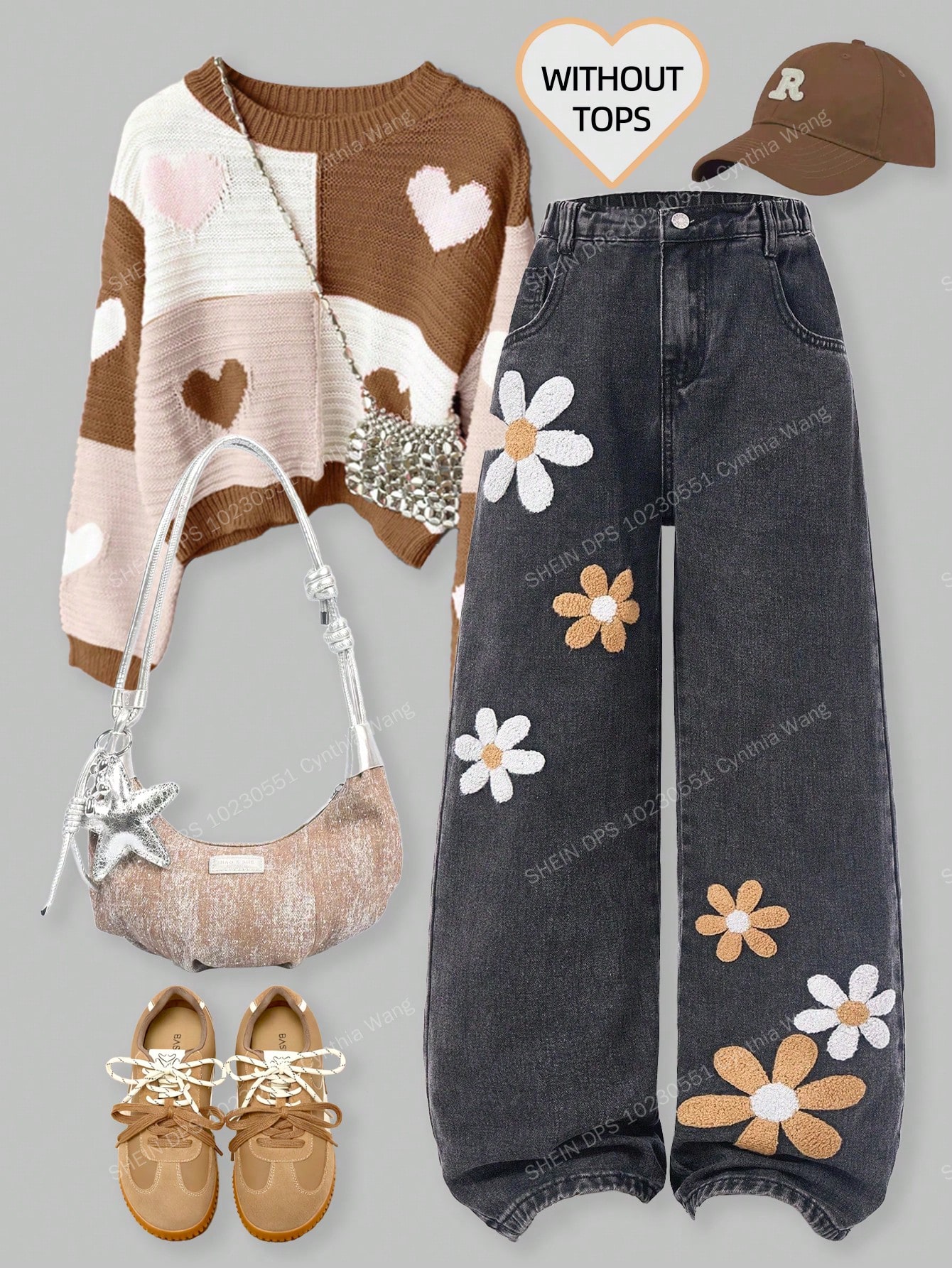 ChillGRL Jeans en denim à jambes larges pour fille préadolescente, nouvelle mode — vue 3