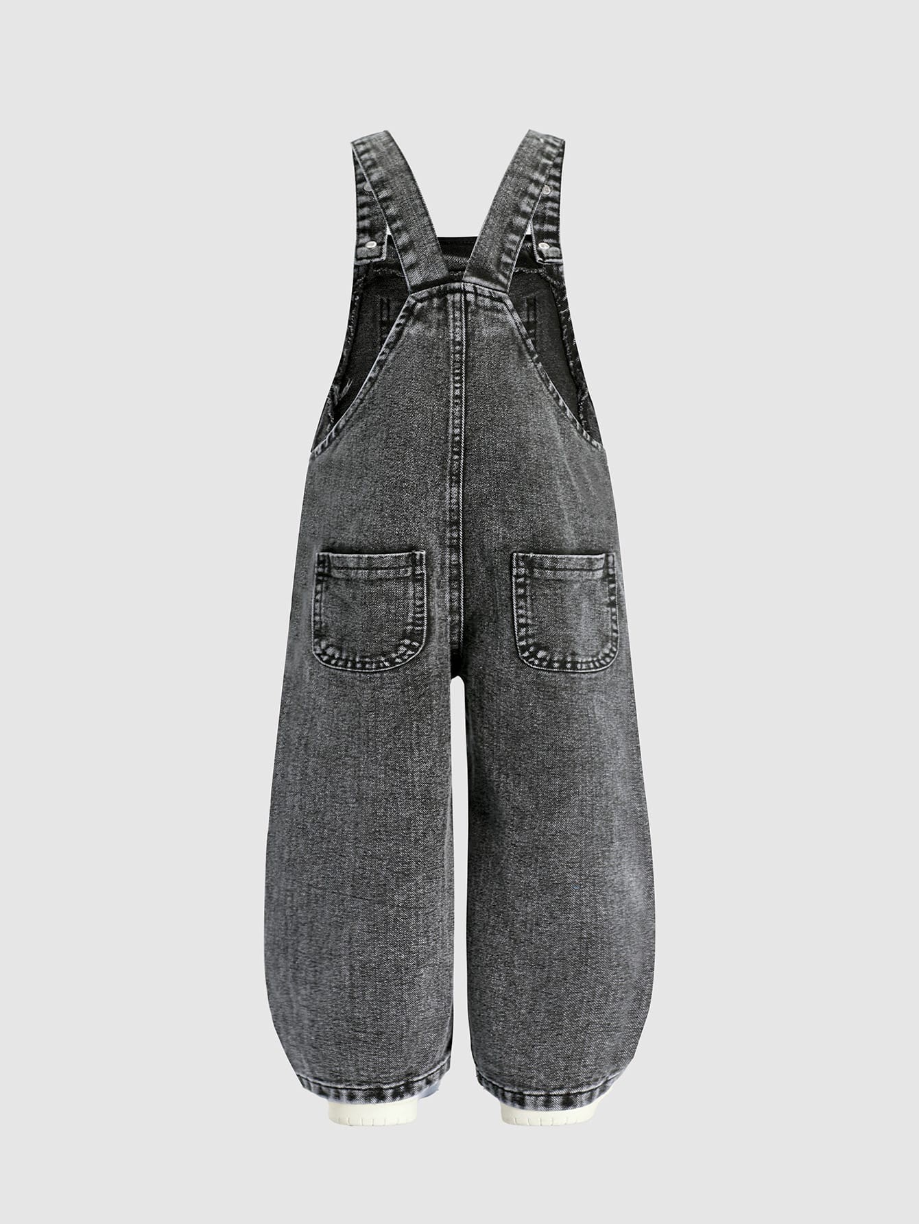 ChillGRL Ensemble de tenue pour jeune fille avec salopette en jean à décoration — vue 11
